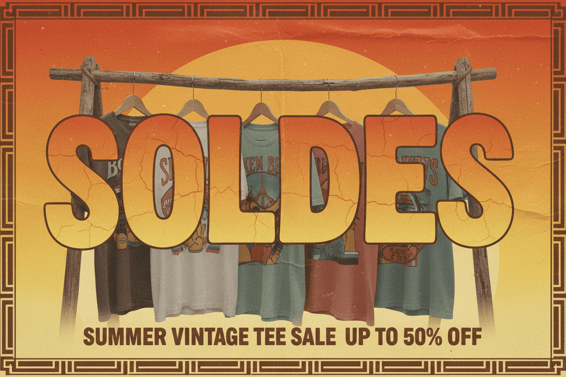 Soldes d'Été : 2 T-Shirts Achetés = 1 Offert 🔥 - Tshirt Vintage Factory