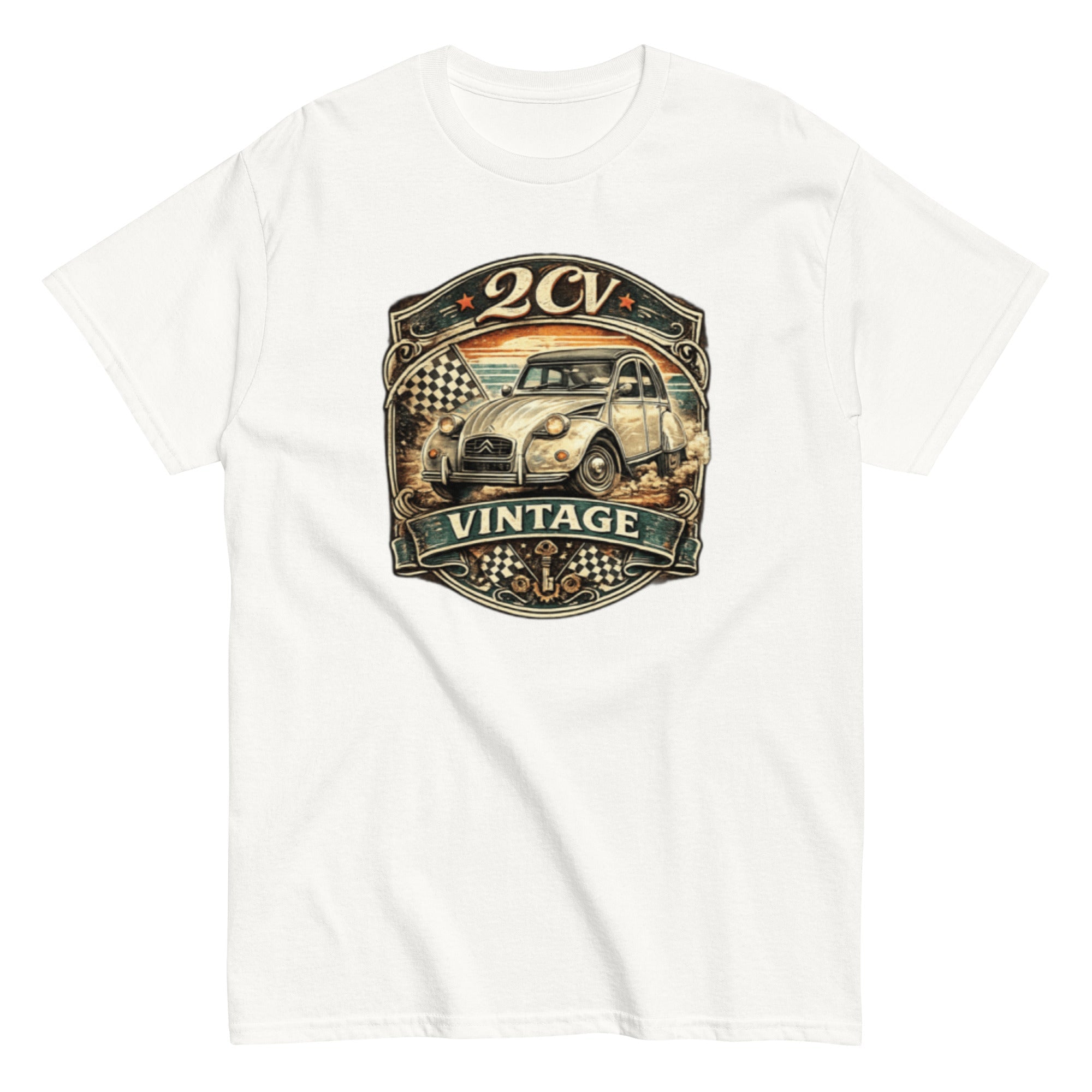 T-shirt 2CV Vintage - Tshirt Vintage Factory