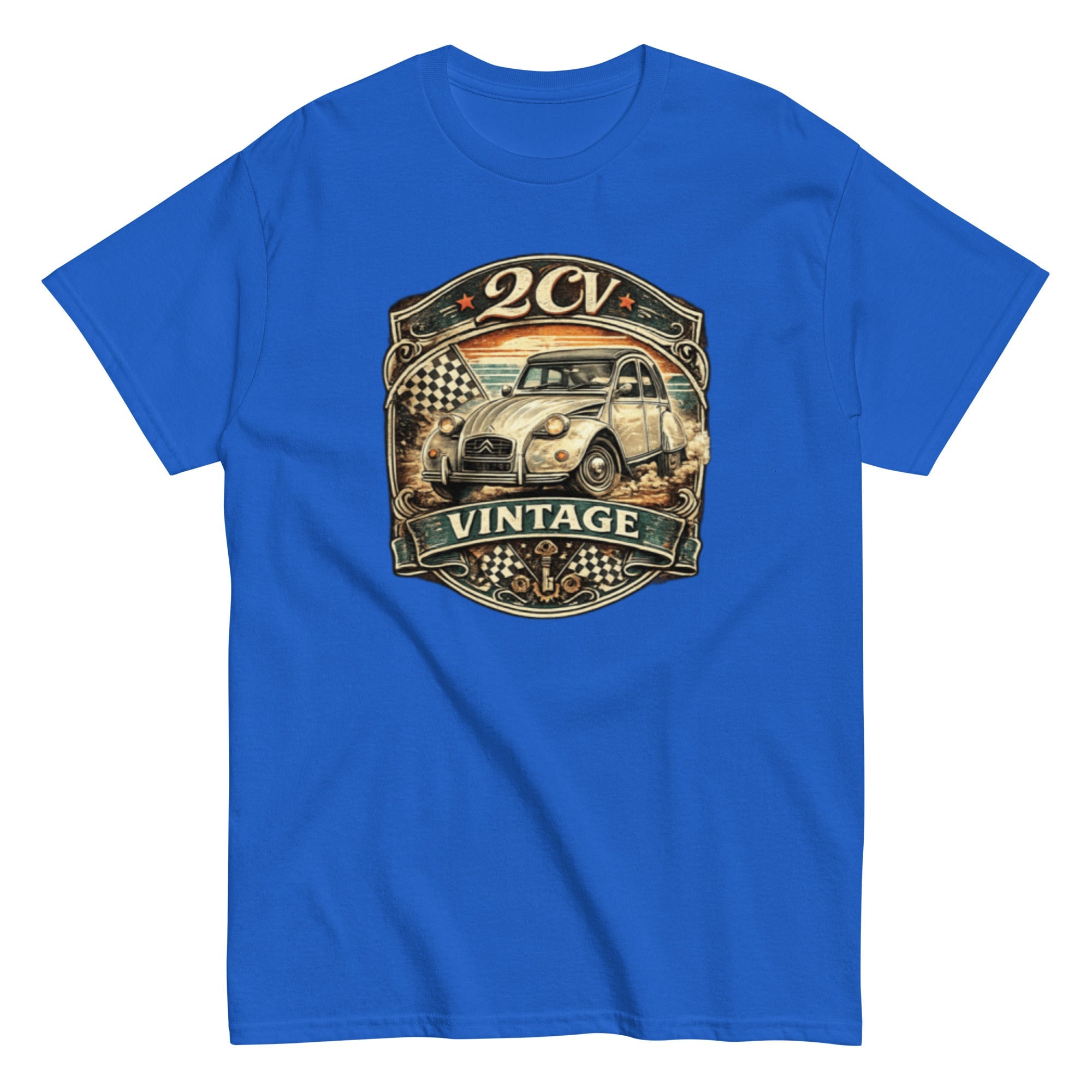 T-shirt 2CV Vintage - Tshirt Vintage Factory