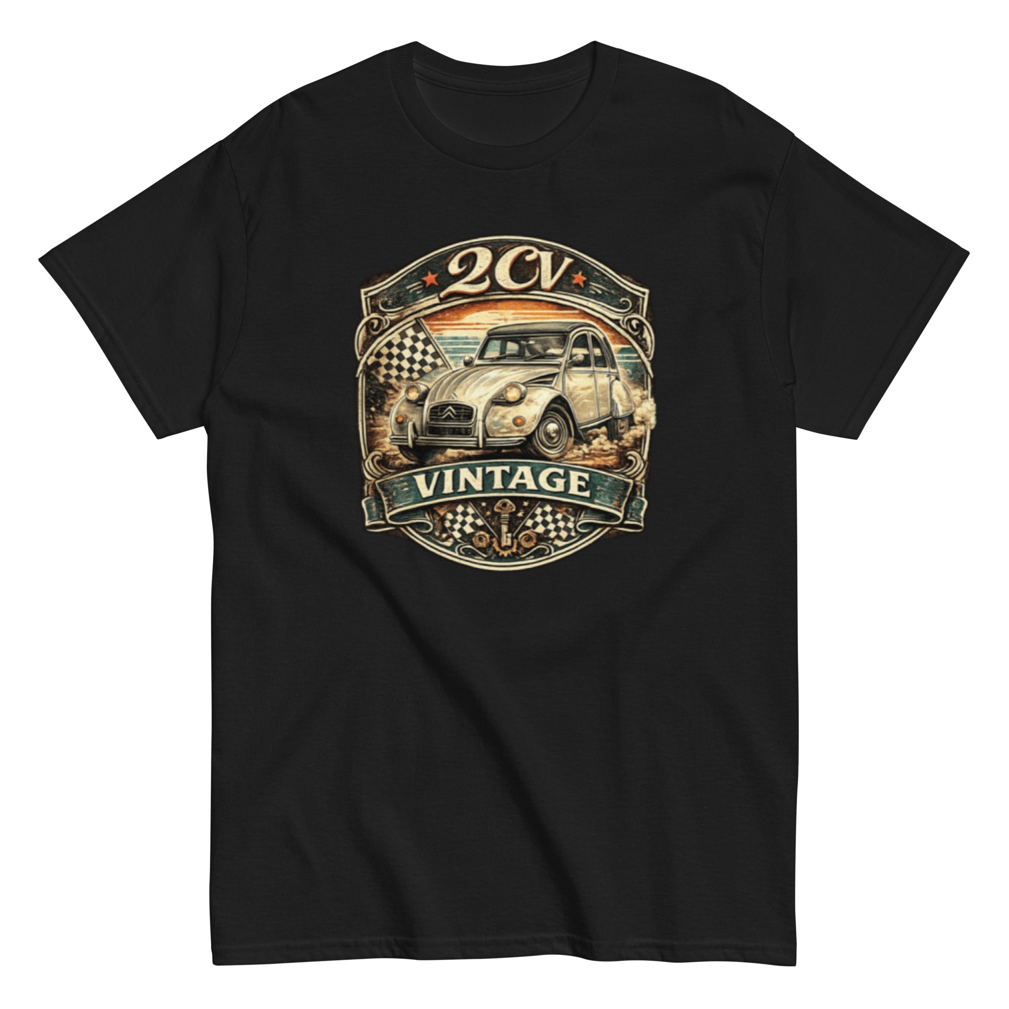 T-shirt 2CV Vintage - Tshirt Vintage Factory
