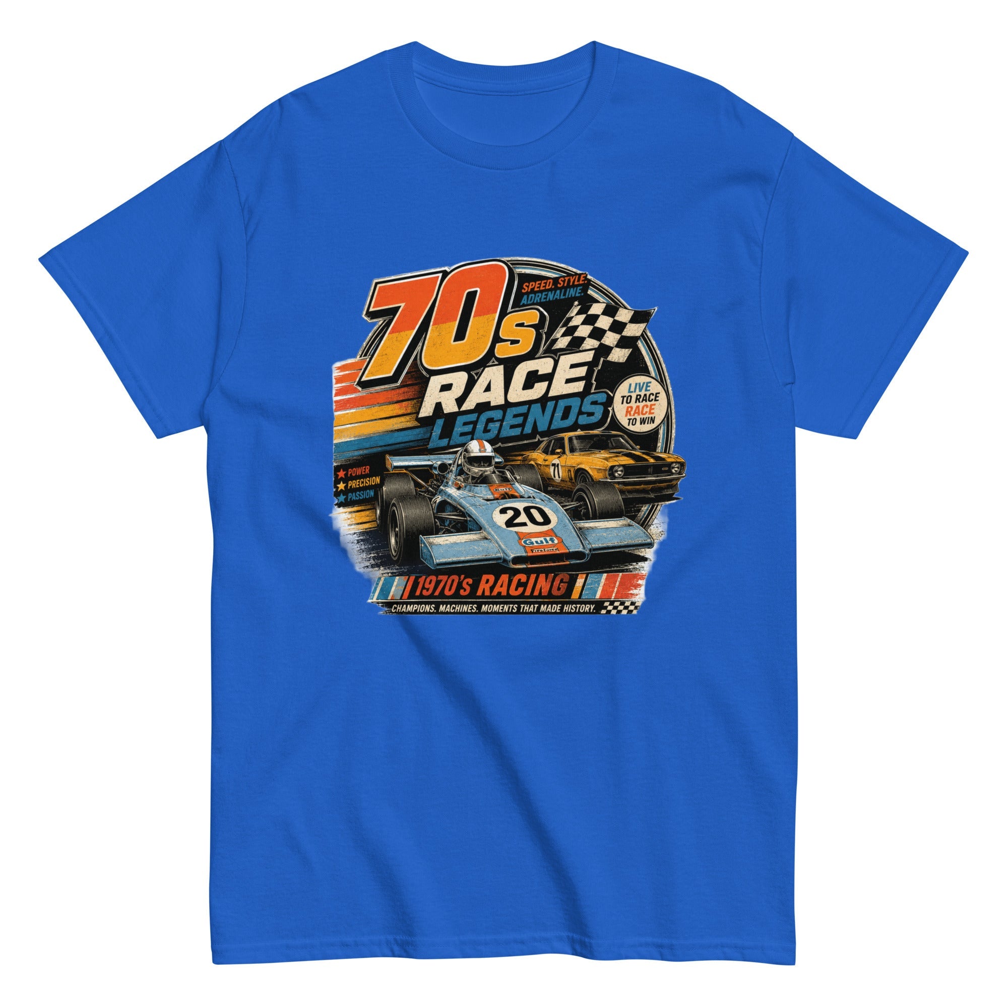 T-Shirt Vintage "70's Race Legend" - Tshirt Vintage Factory