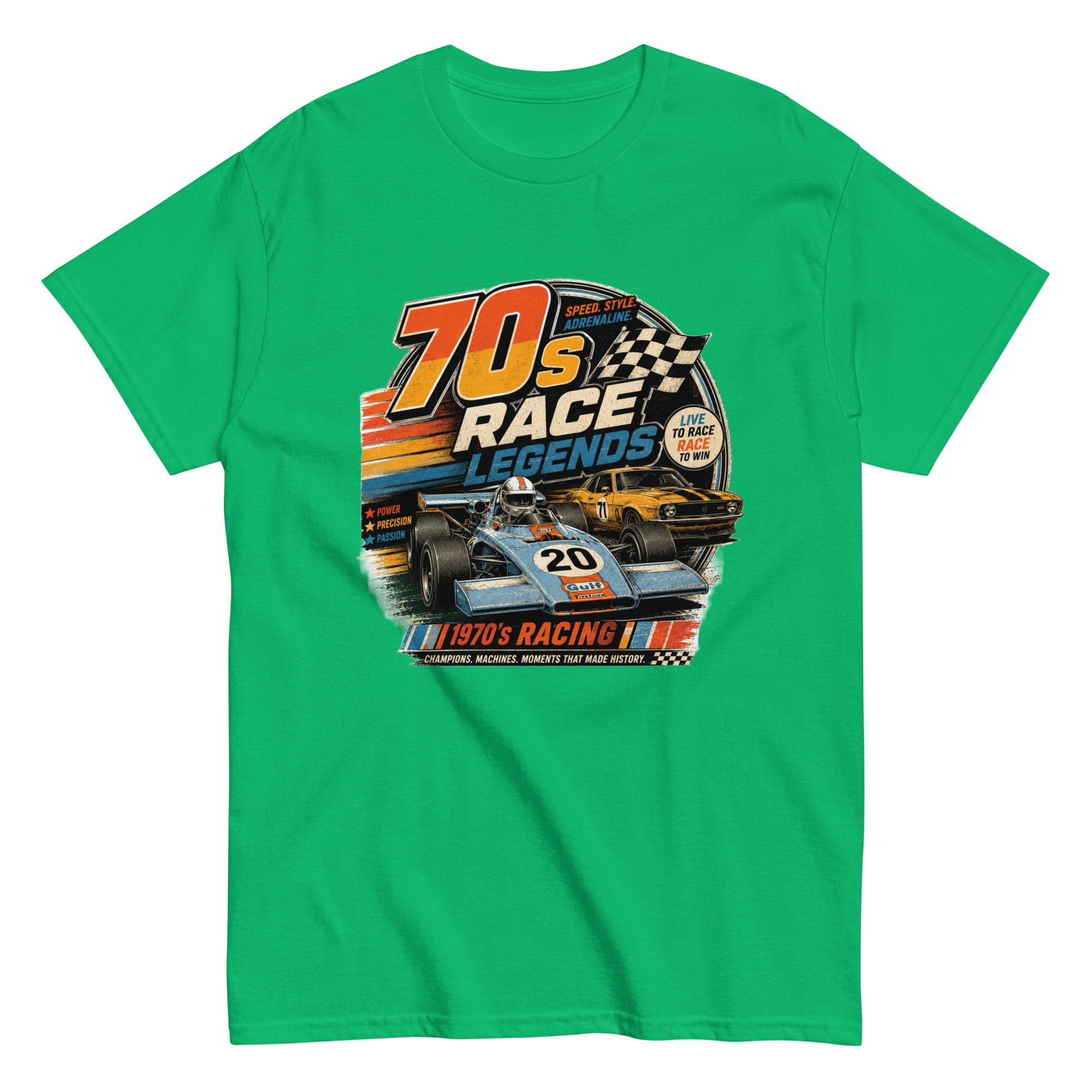 T-Shirt Vintage "70's Race Legend" - Tshirt Vintage Factory