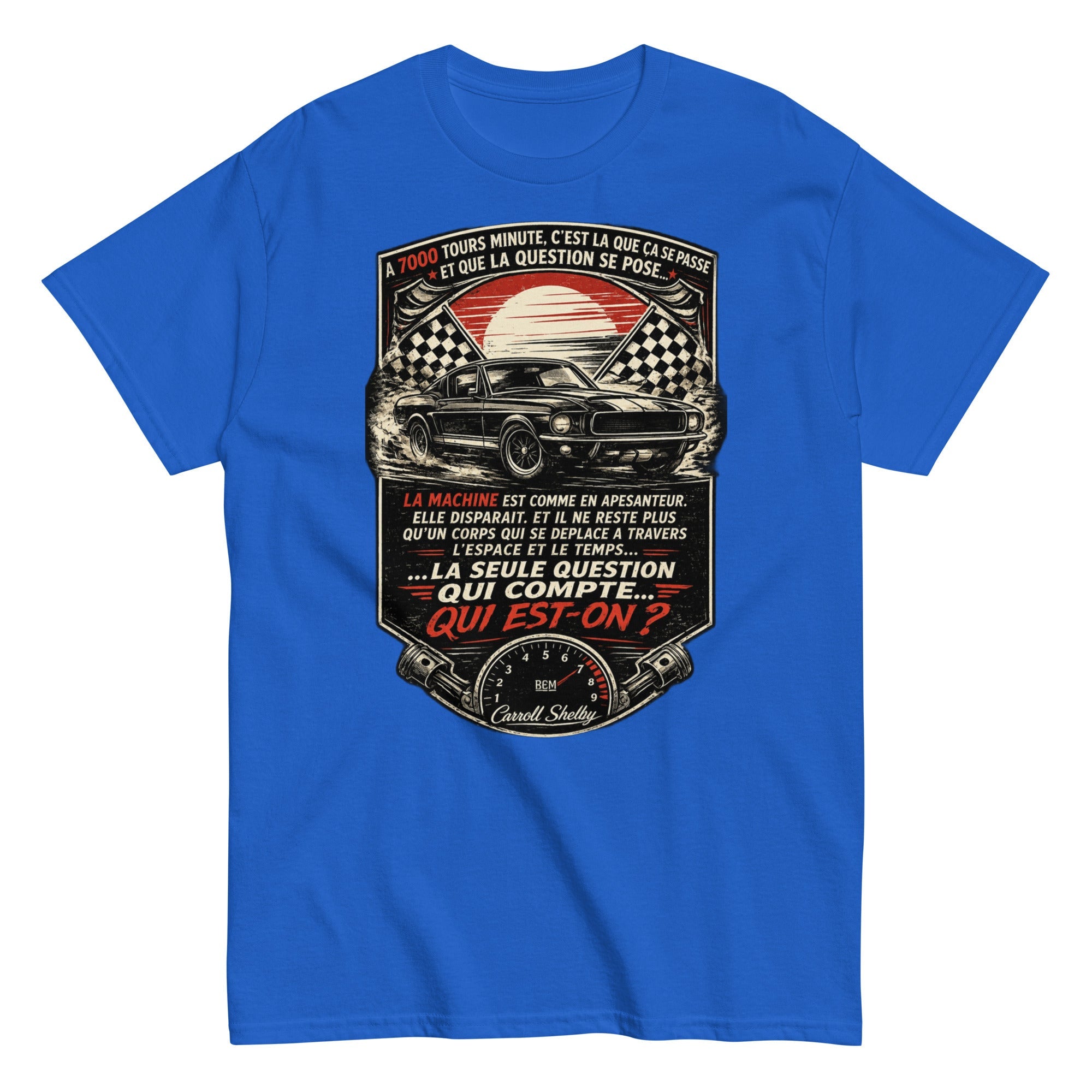 t-shirt vintage “À 7000 tours minute…” - Tshirt Vintage Factory