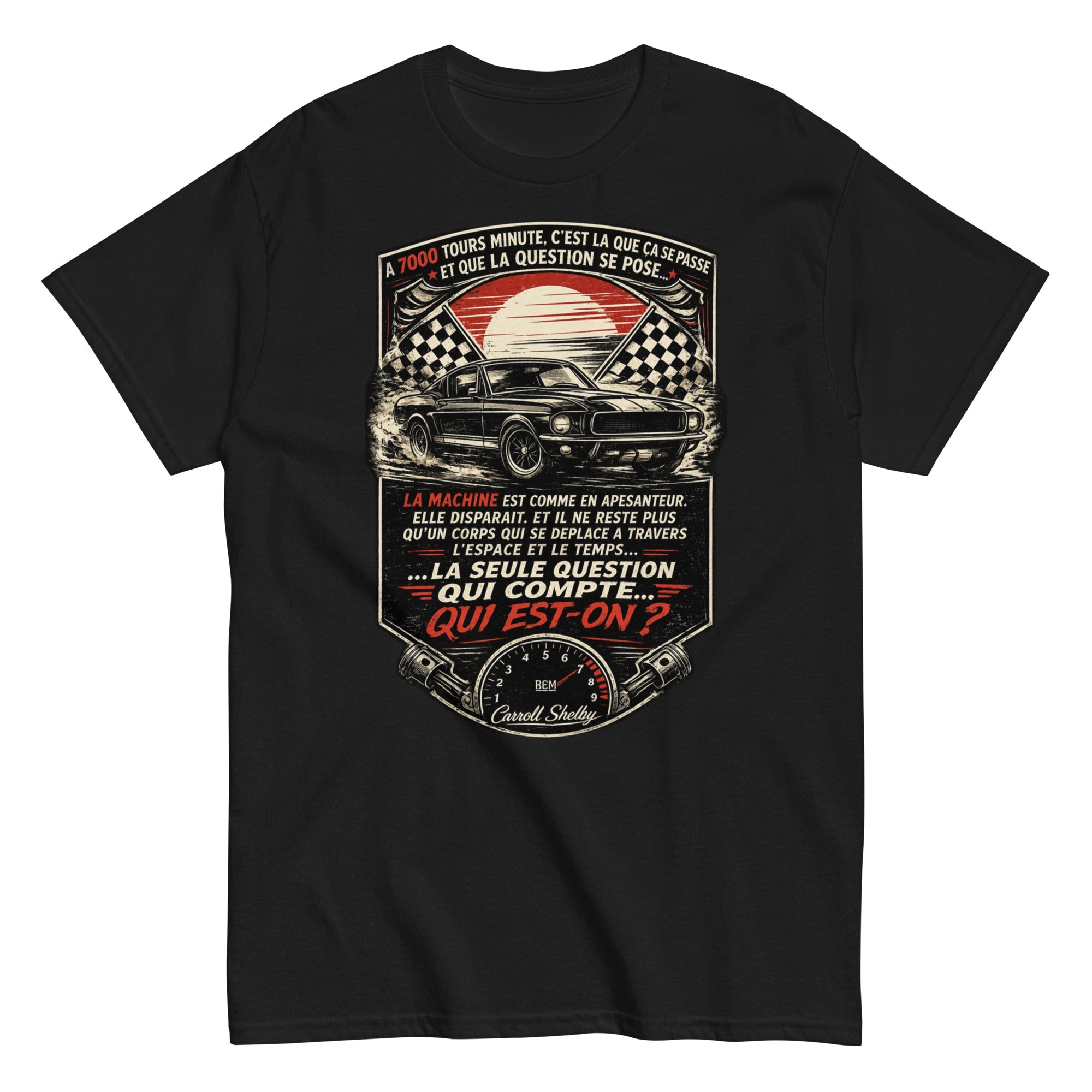 t-shirt vintage “À 7000 tours minute…” - Tshirt Vintage Factory