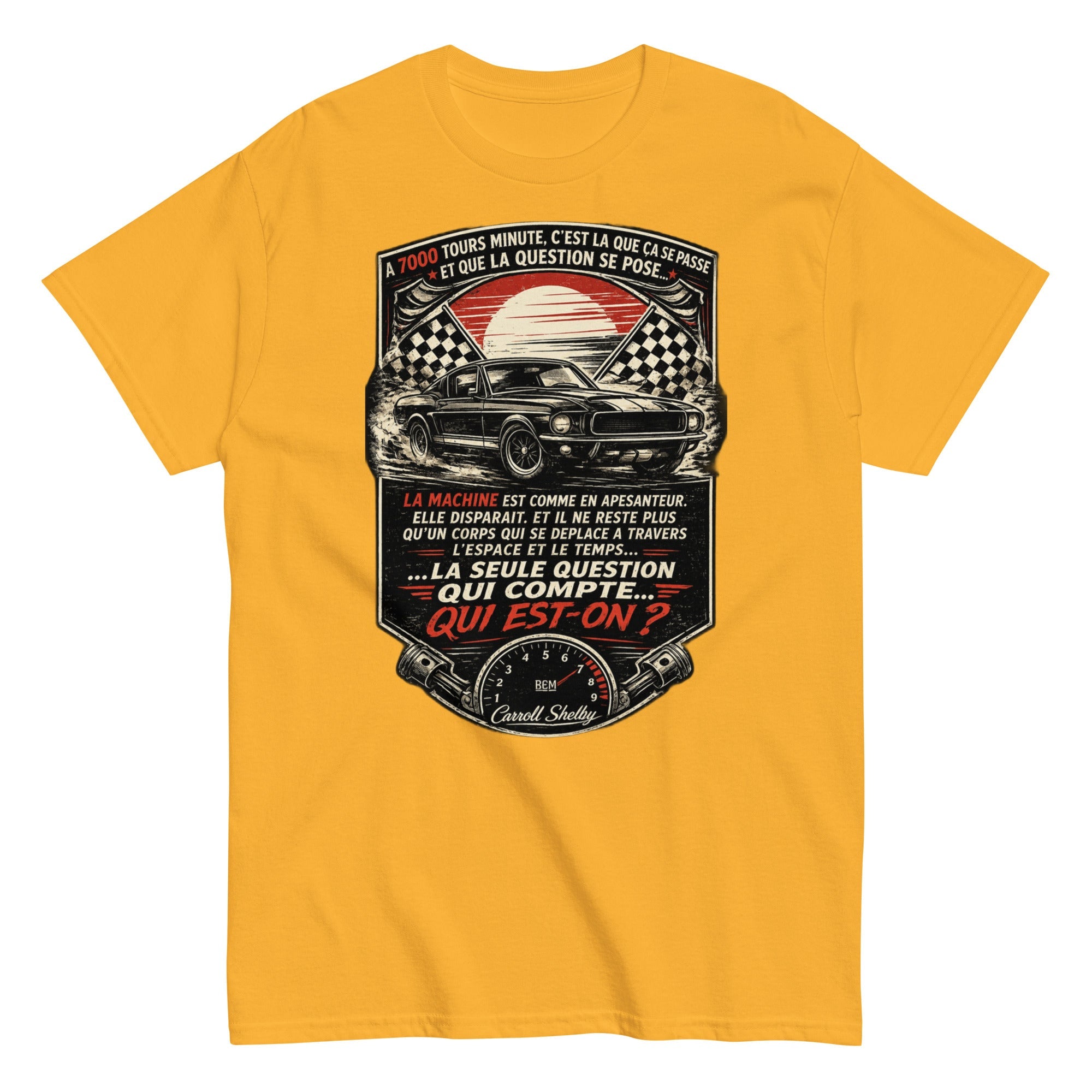 t-shirt vintage “À 7000 tours minute…” - Tshirt Vintage Factory