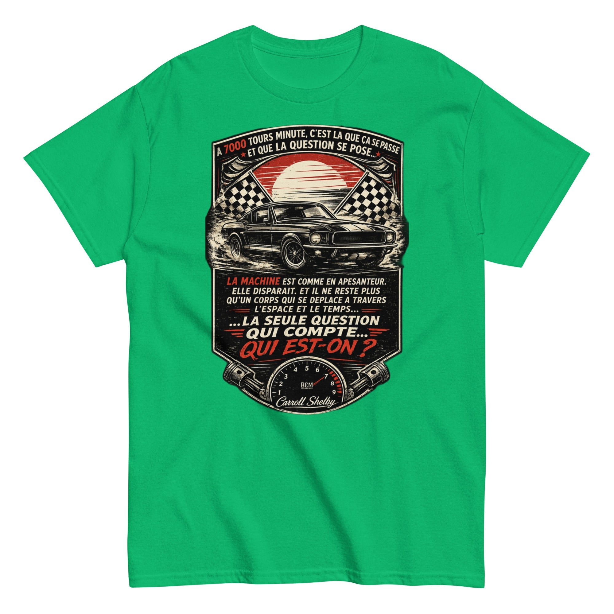 t-shirt vintage “À 7000 tours minute…” - Tshirt Vintage Factory