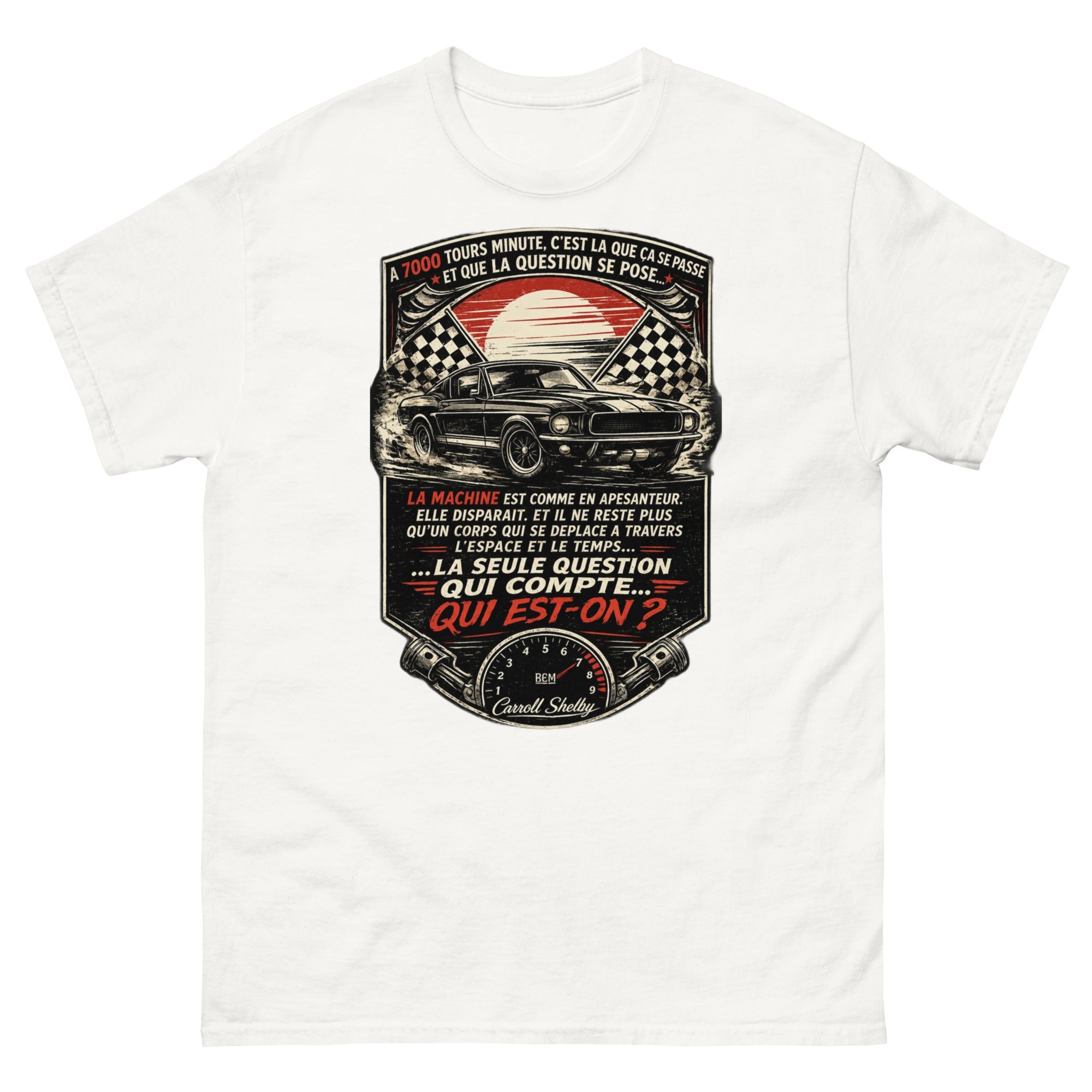 t-shirt vintage “À 7000 tours minute…” - Tshirt Vintage Factory
