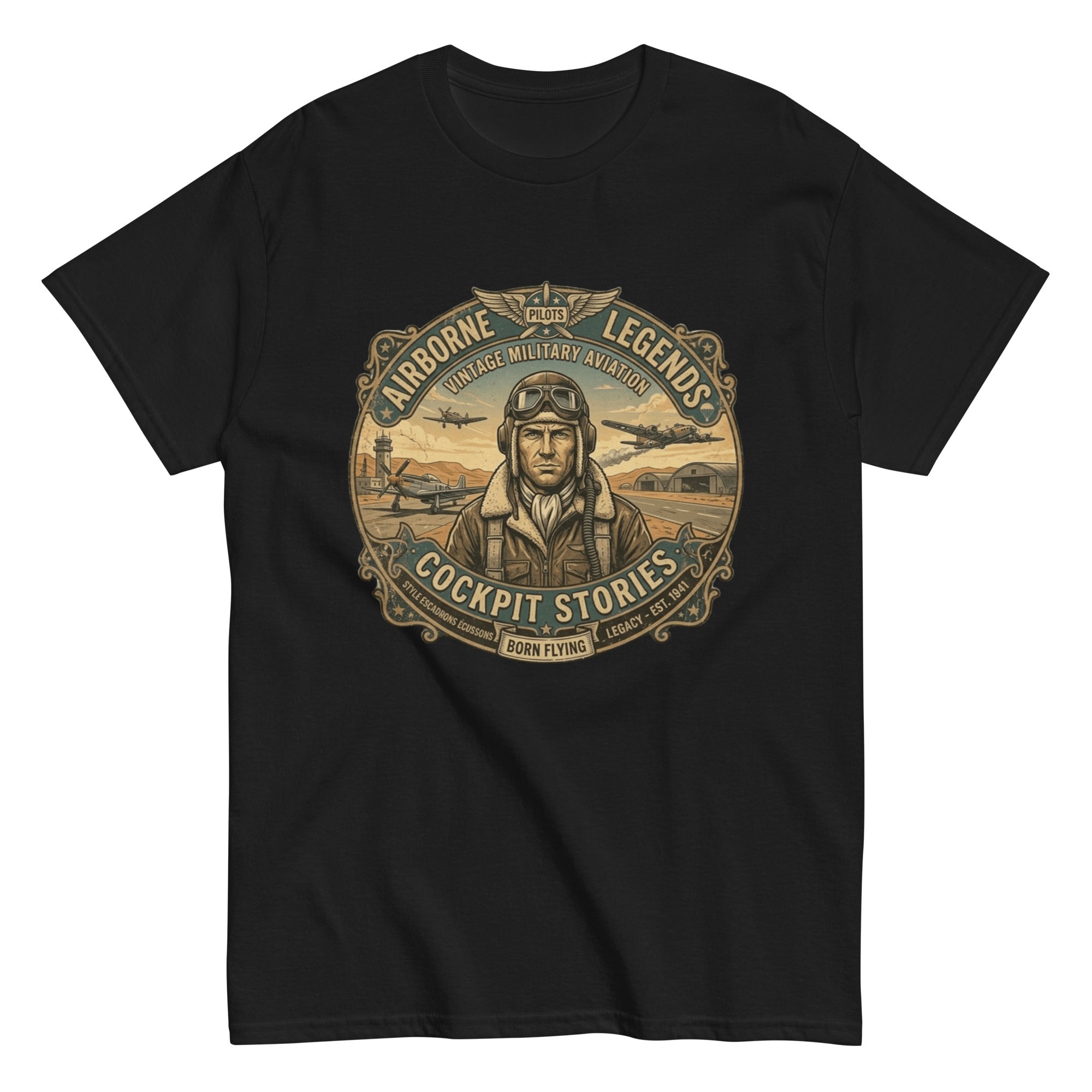 T-Shirt Vintage Airborne Legends - Tshirt Vintage Factory