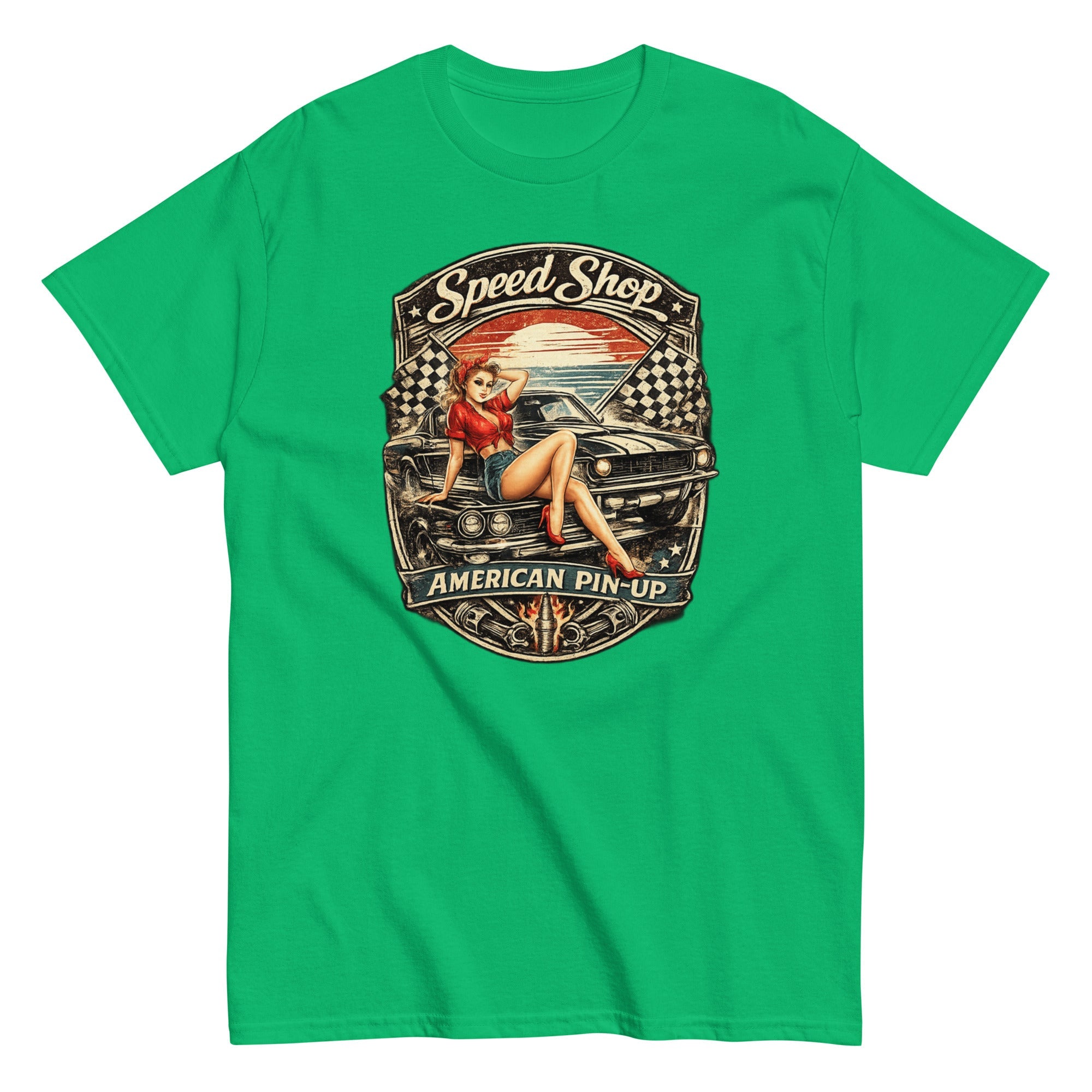 T-shirt vintage American Pin-up - Tshirt Vintage Factory