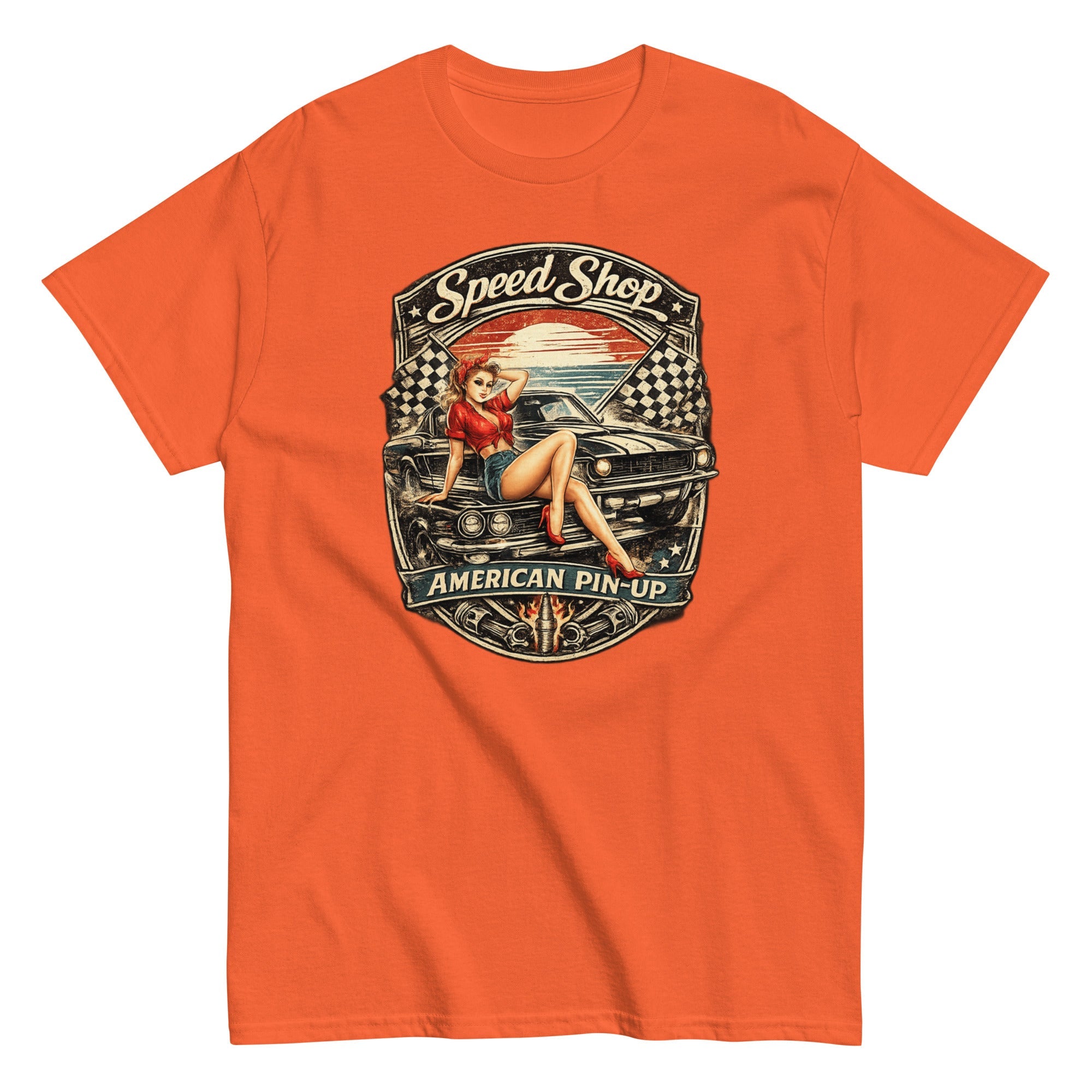 T-shirt vintage American Pin-up - Tshirt Vintage Factory