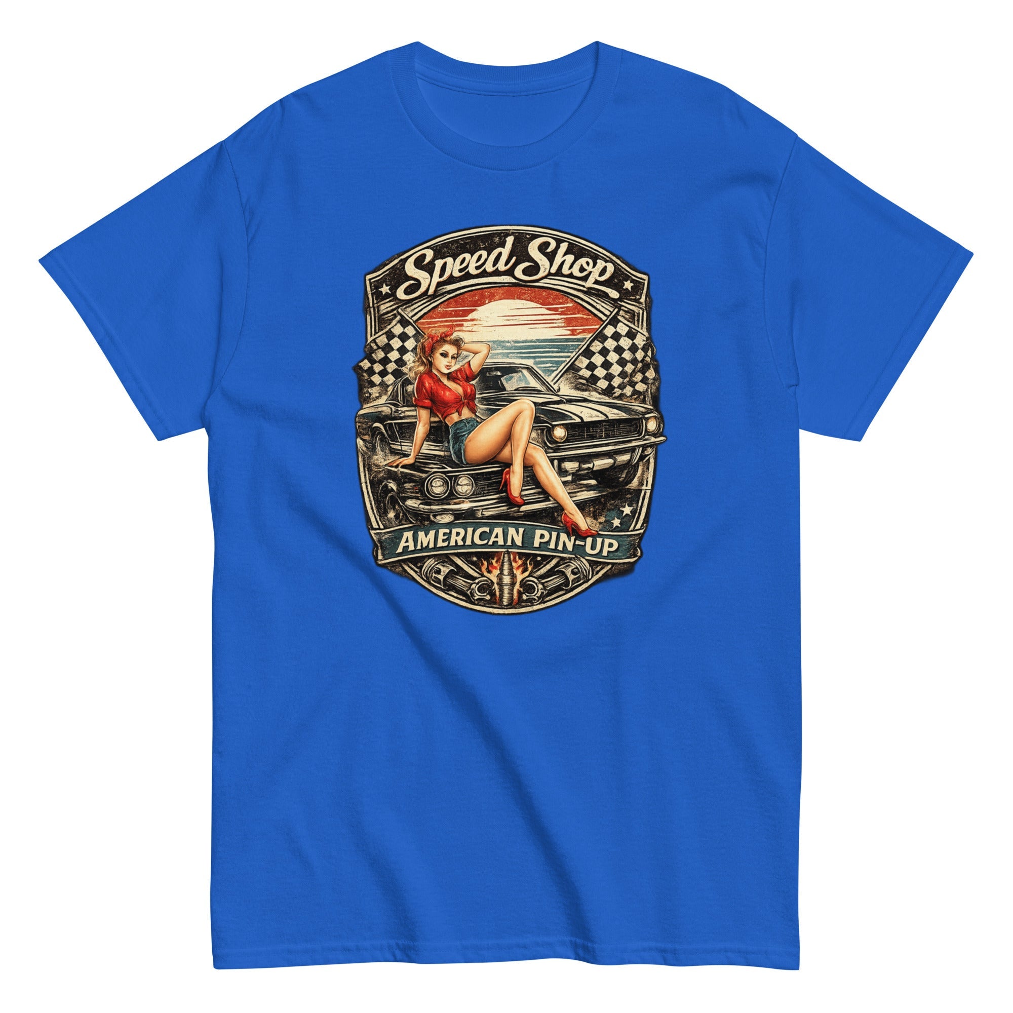 T-shirt vintage American Pin-up - Tshirt Vintage Factory