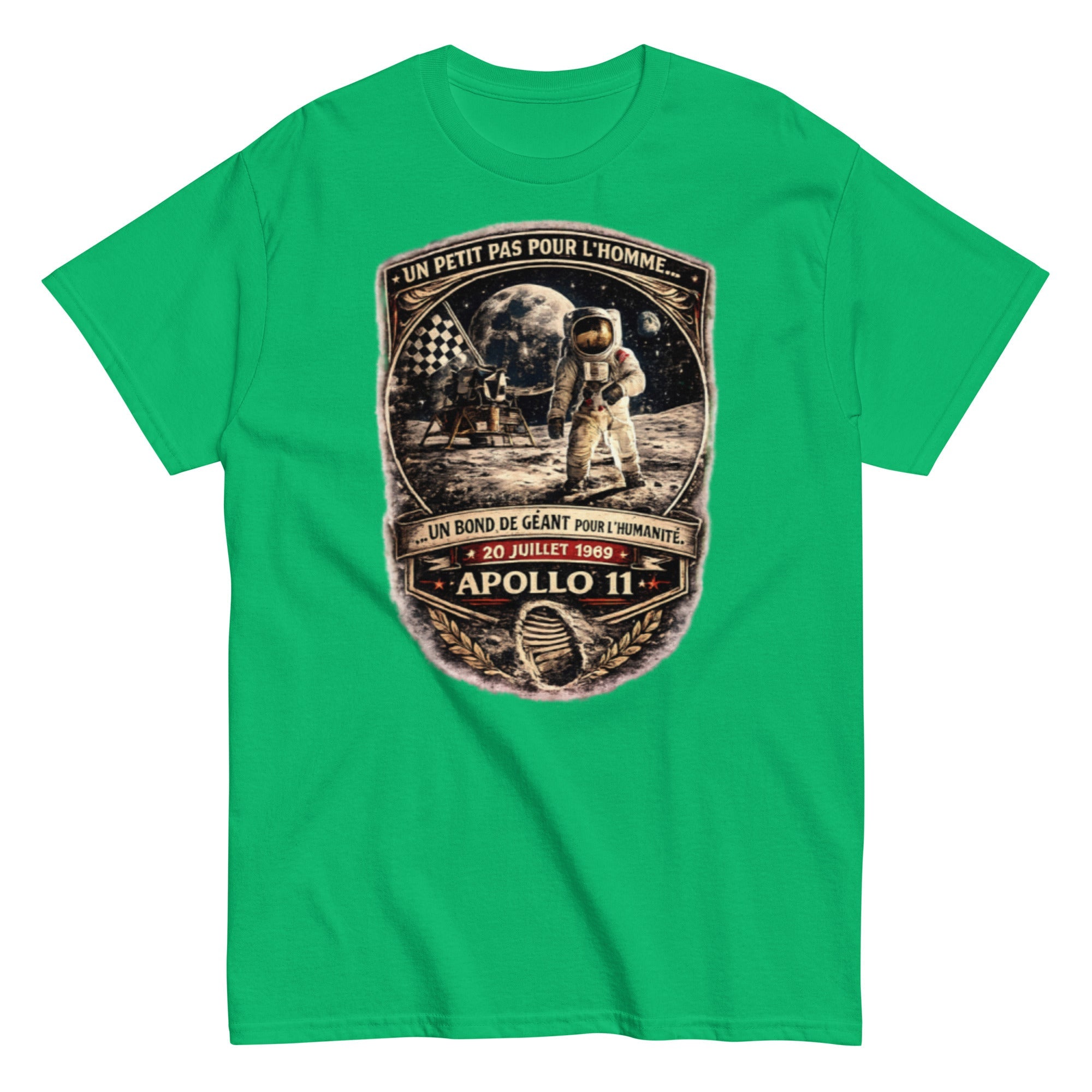 T-shirt Vintage Apollo 11 – “Un bond de géant pour l’humanité” - Tshirt Vintage Factory