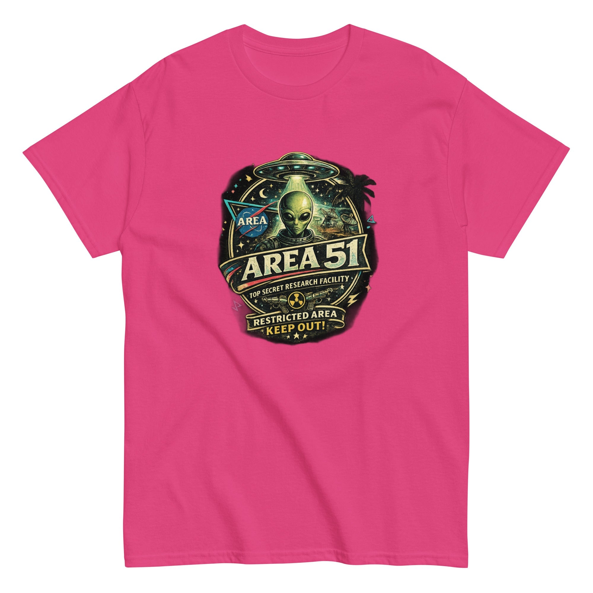 T-Shirt Vintage Area 51 – Top Secret Restricted Area - Tshirt Vintage Factory