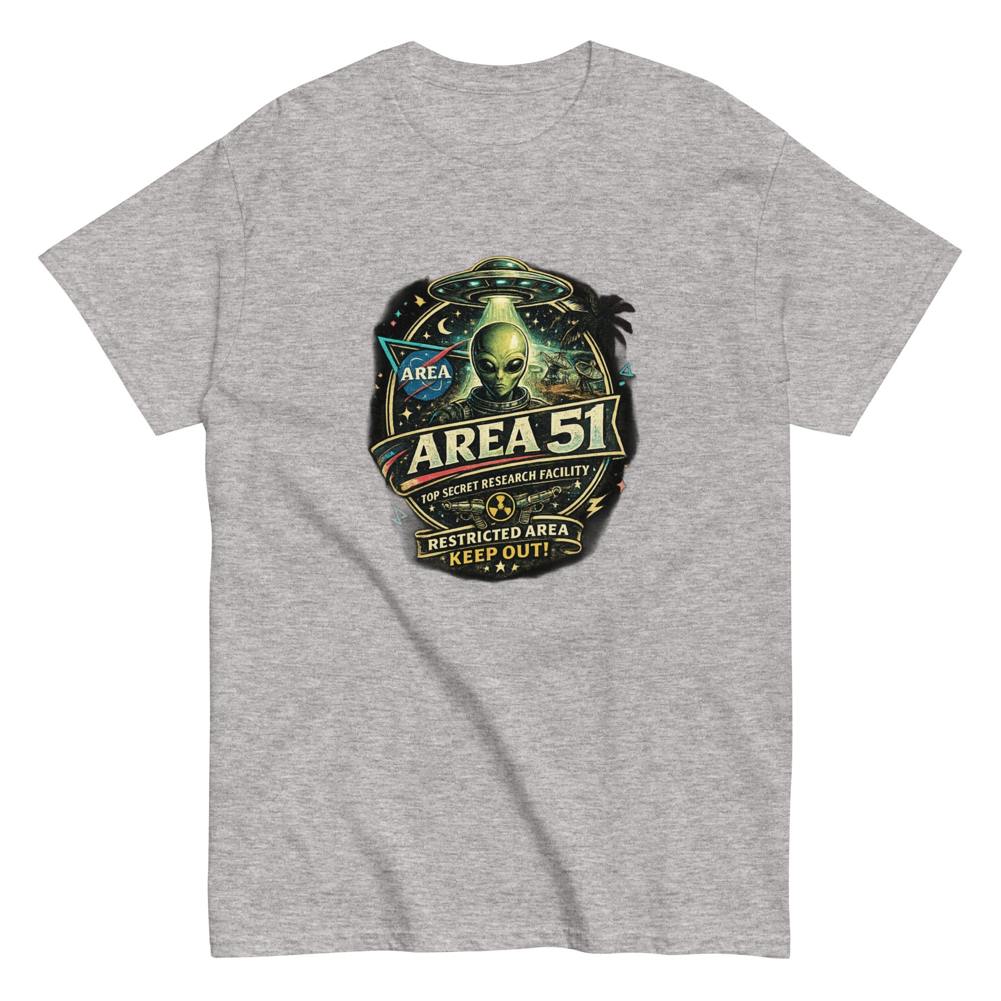 T-Shirt Vintage Area 51 – Top Secret Restricted Area - Tshirt Vintage Factory