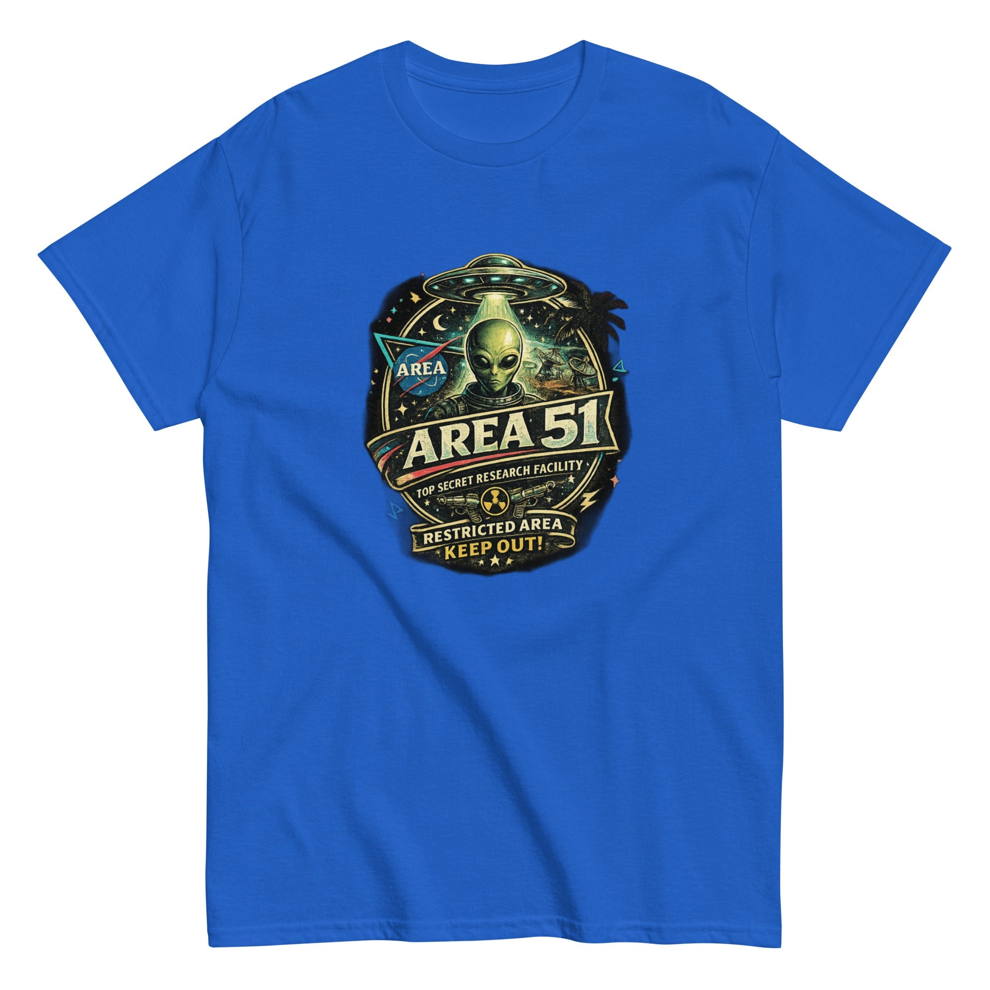 T-Shirt Vintage Area 51 – Top Secret Restricted Area - Tshirt Vintage Factory