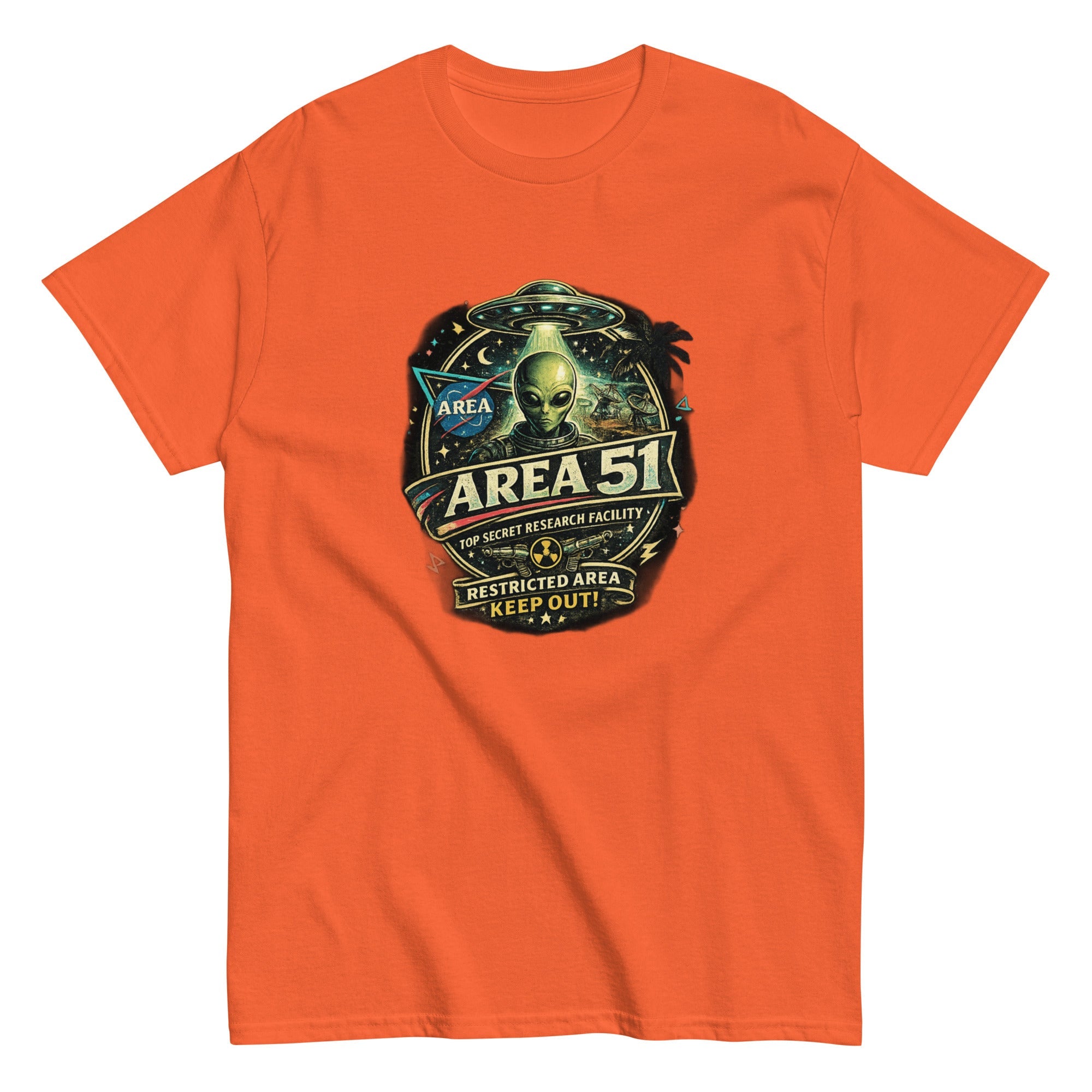 T-Shirt Vintage Area 51 – Top Secret Restricted Area - Tshirt Vintage Factory