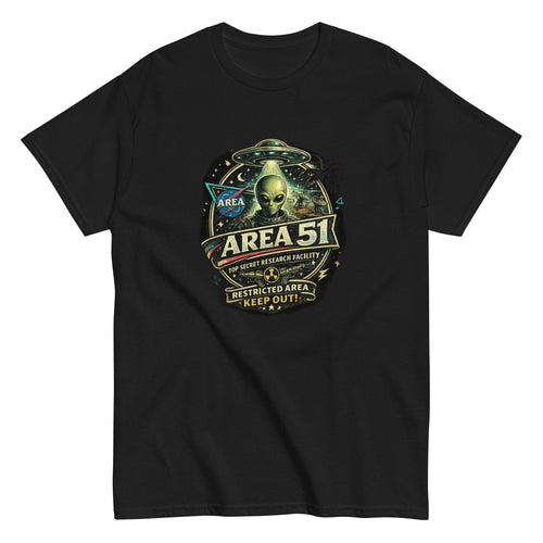 T-Shirt Vintage Area 51 – Top Secret Restricted Area - Tshirt Vintage Factory