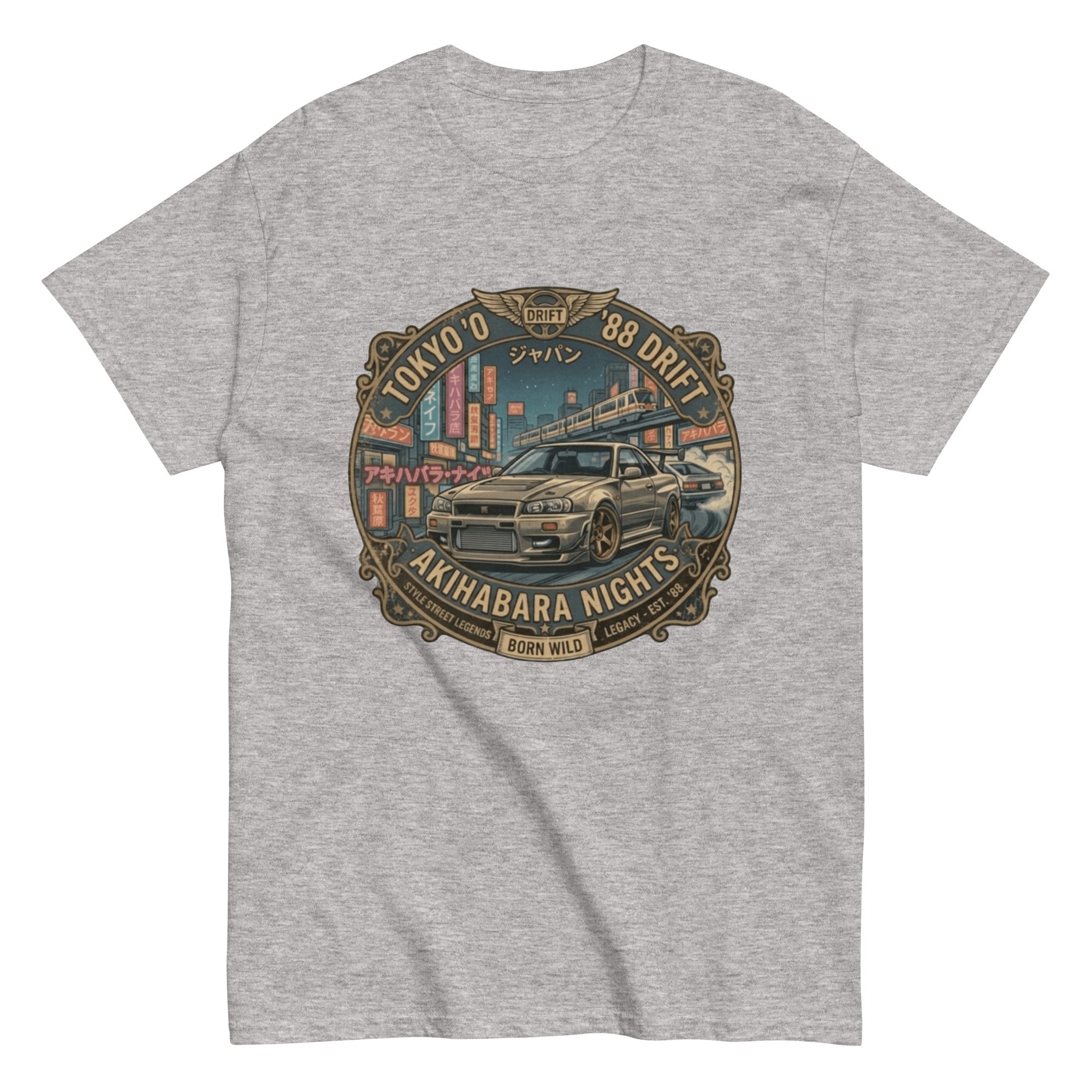 T-Shirt Vintage drift Tokyo 1988 - Tshirt Vintage Factory