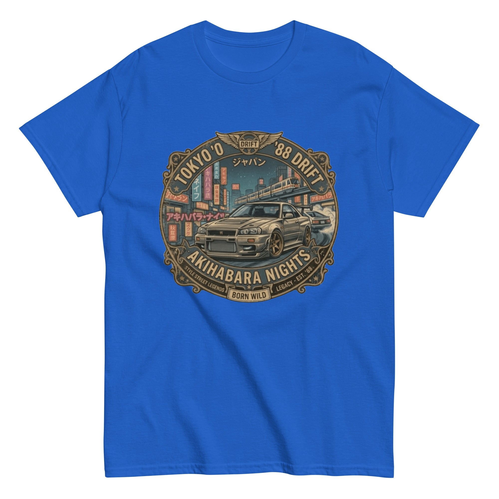 T-Shirt Vintage drift Tokyo 1988 - Tshirt Vintage Factory