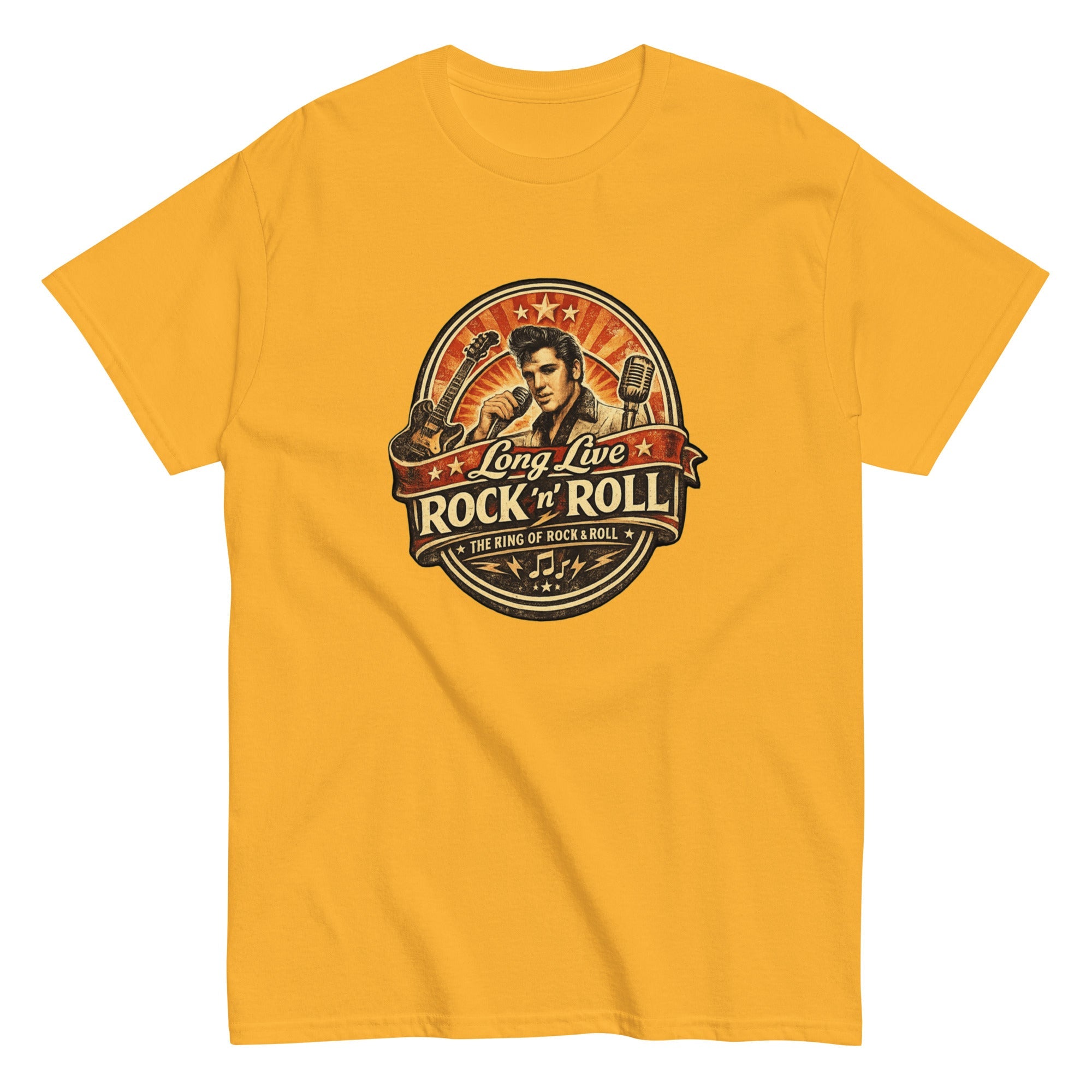 T-Shirt Vintage Elvis Presley – The King of Rock ’n’ Roll - Tshirt Vintage Factory