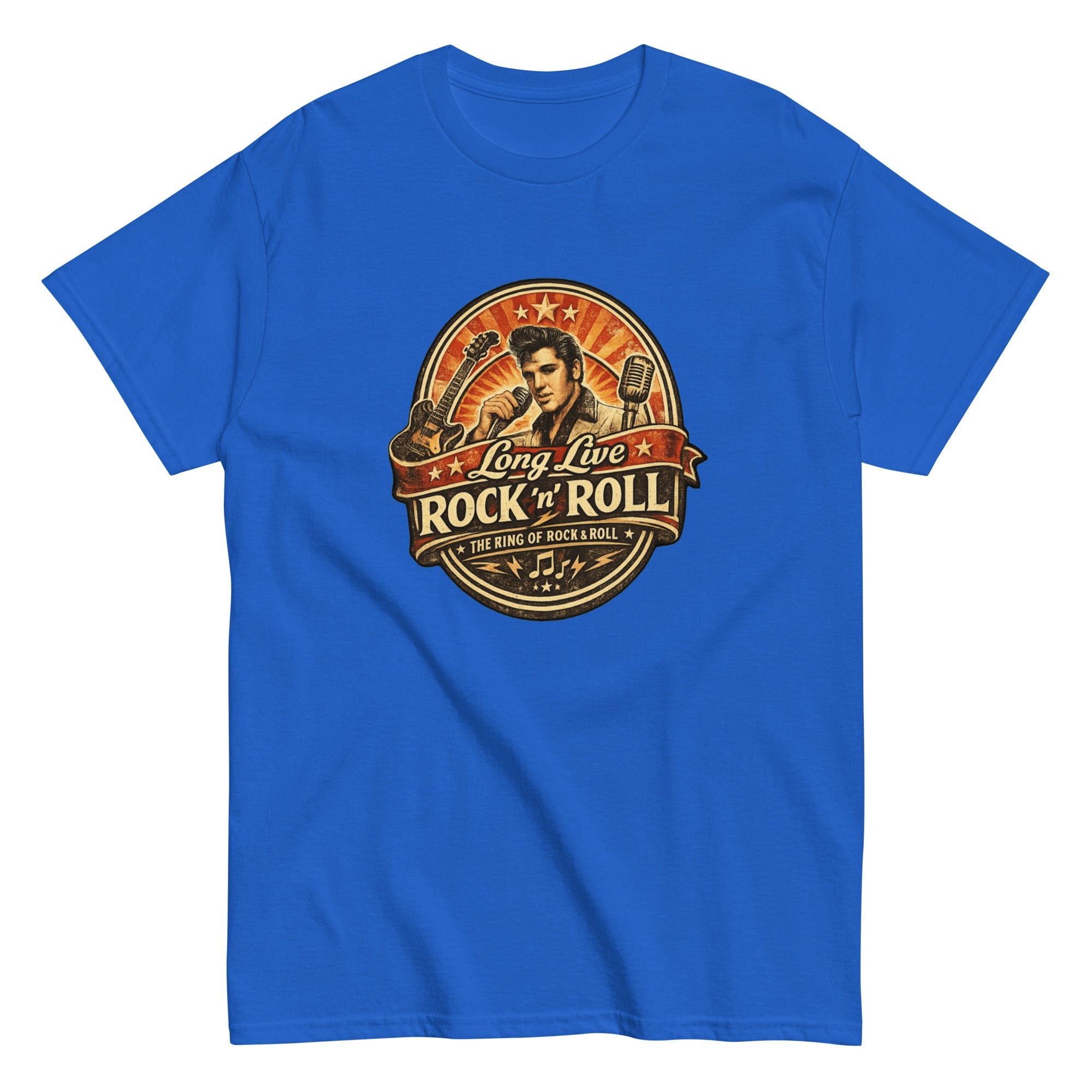 T-Shirt Vintage Elvis Presley – The King of Rock ’n’ Roll - Tshirt Vintage Factory