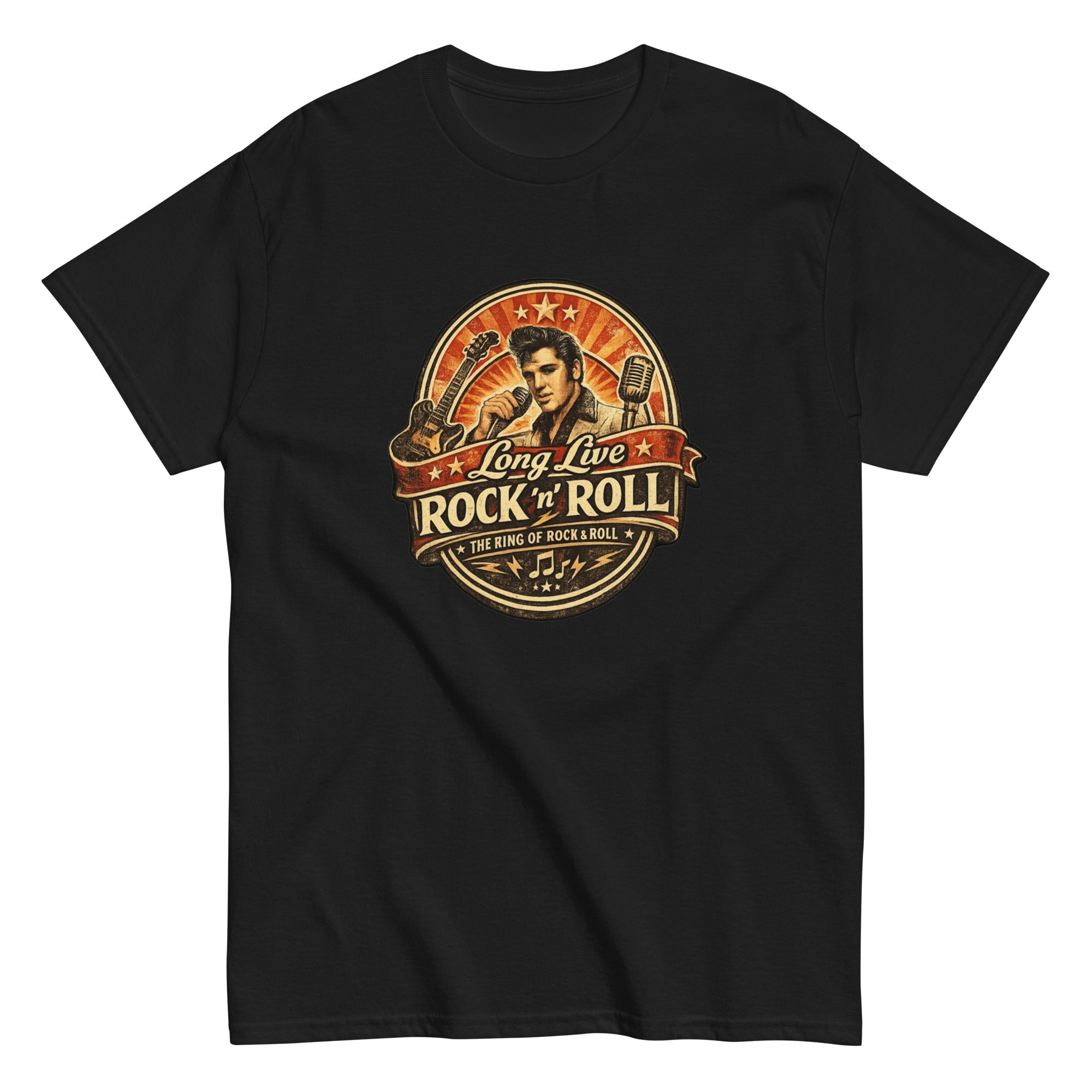 T-Shirt Vintage Elvis Presley – The King of Rock ’n’ Roll - Tshirt Vintage Factory