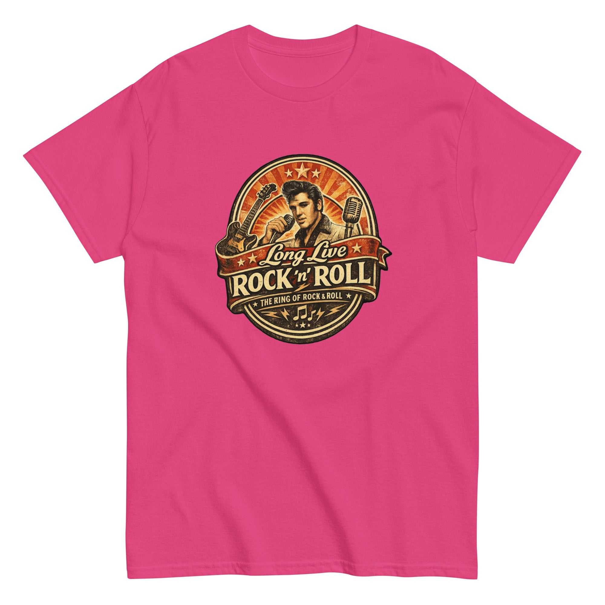 T-Shirt Vintage Elvis Presley – The King of Rock ’n’ Roll - Tshirt Vintage Factory