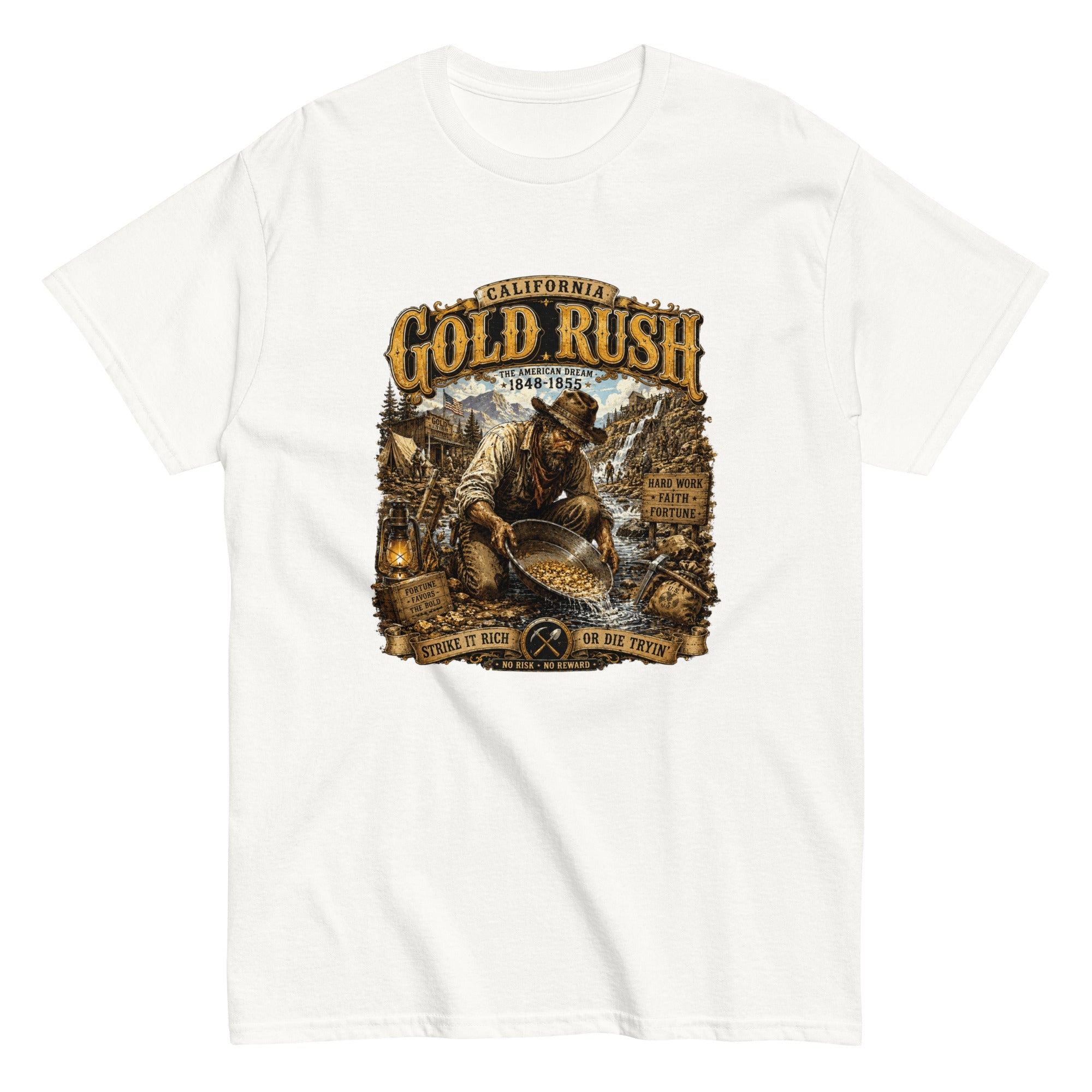 t-shirt vintage “Gold Rush” - Tshirt Vintage Factory