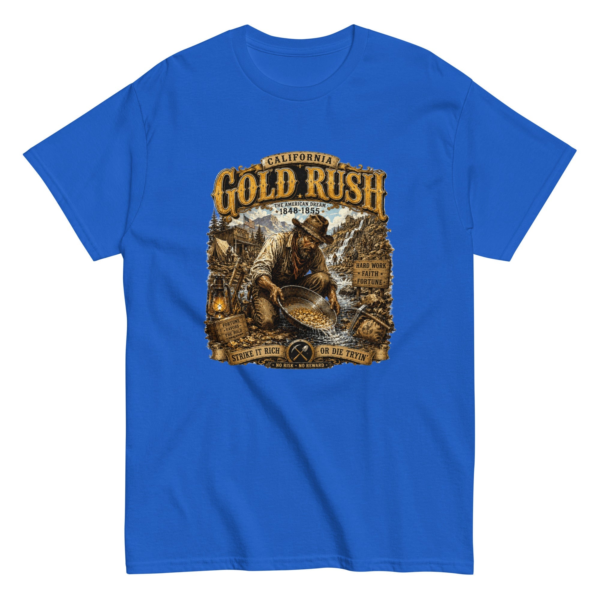 t-shirt vintage “Gold Rush” - Tshirt Vintage Factory