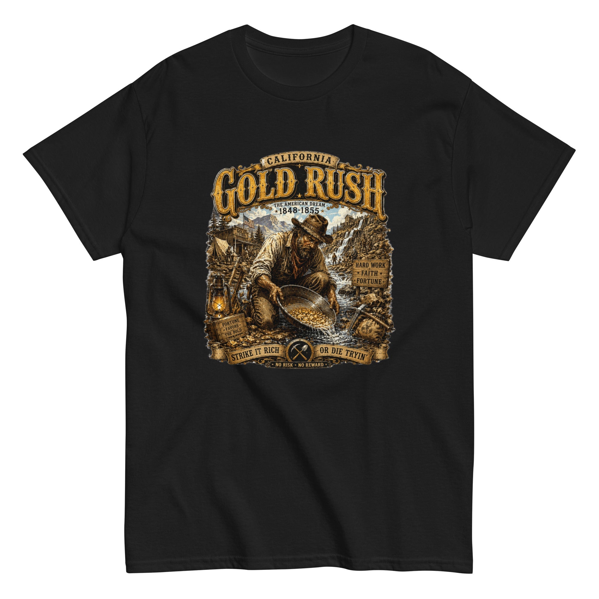 t-shirt vintage “Gold Rush” - Tshirt Vintage Factory