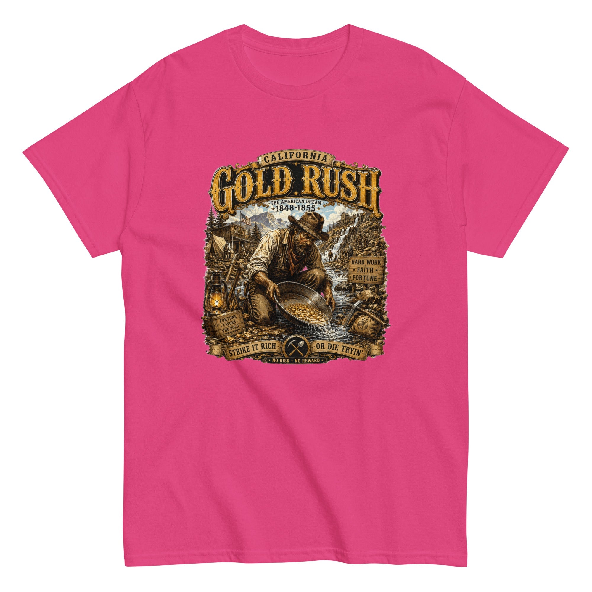 t-shirt vintage “Gold Rush” - Tshirt Vintage Factory