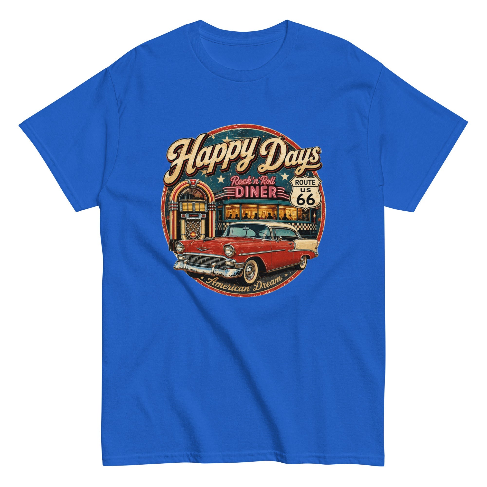 T-shirt vintage Happy Days - Tshirt Vintage Factory