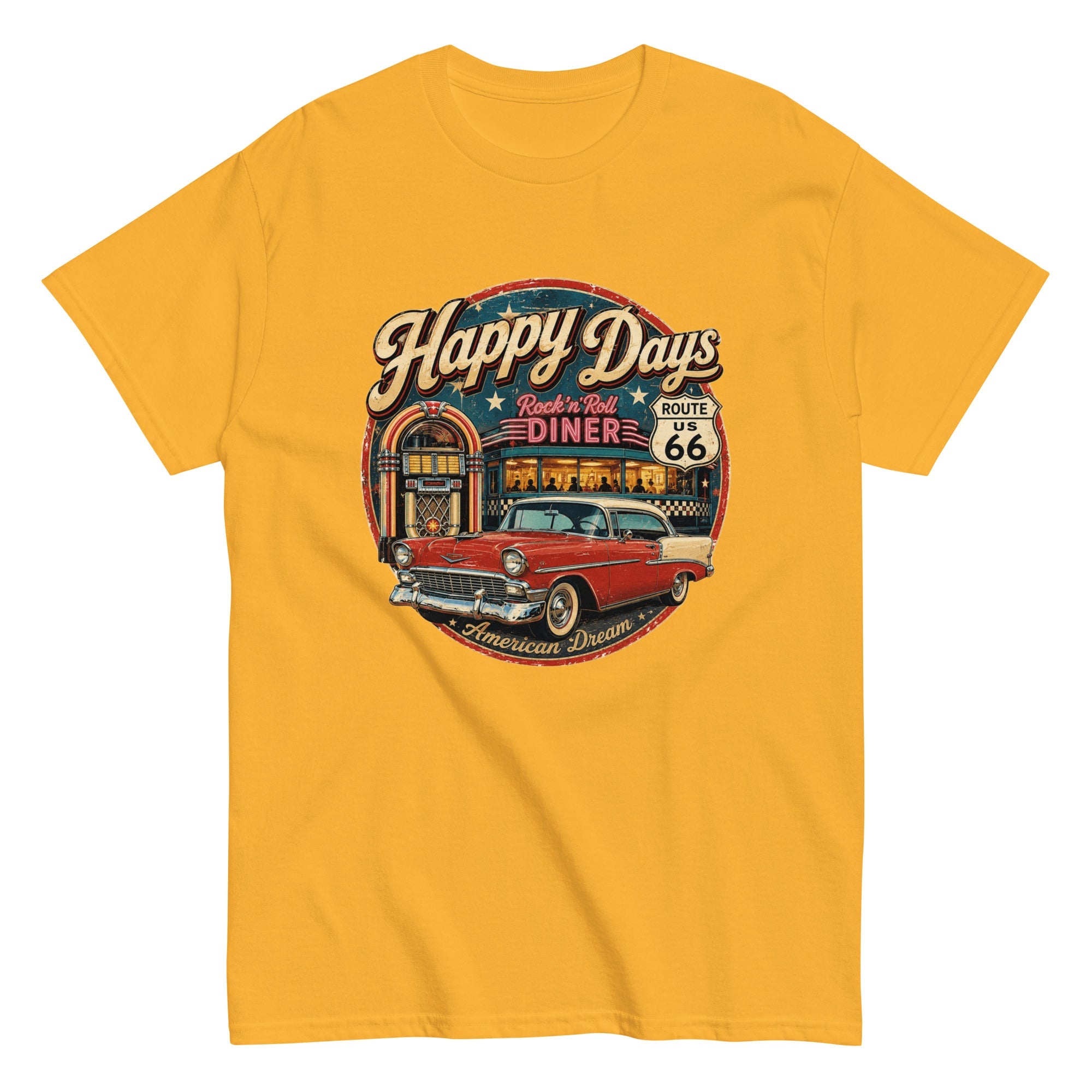 T-shirt vintage Happy Days - Tshirt Vintage Factory