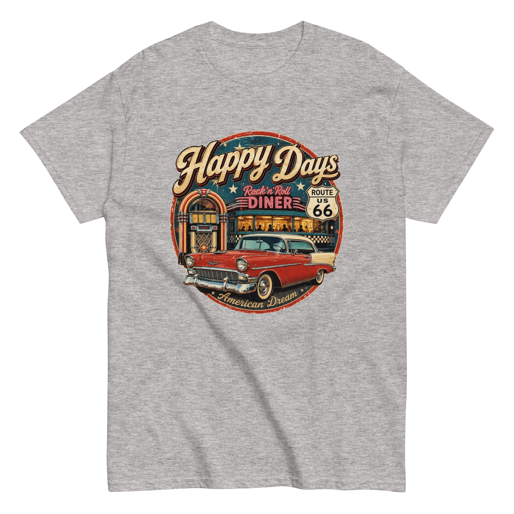 T-shirt vintage Happy Days - Tshirt Vintage Factory