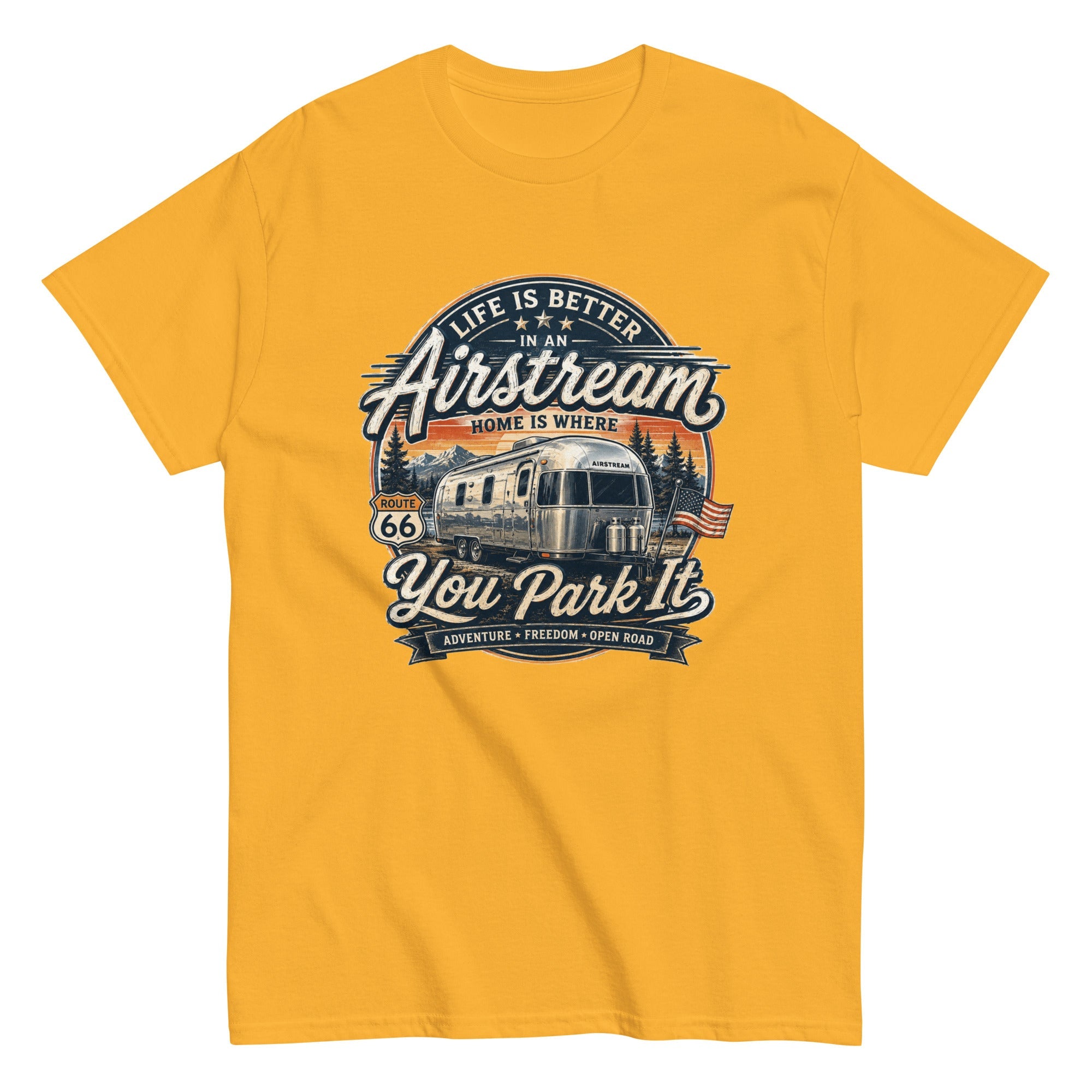 T-Shirt Vintage Life Is Better In An Airstream – Route 66 - Tshirt Vintage Factory