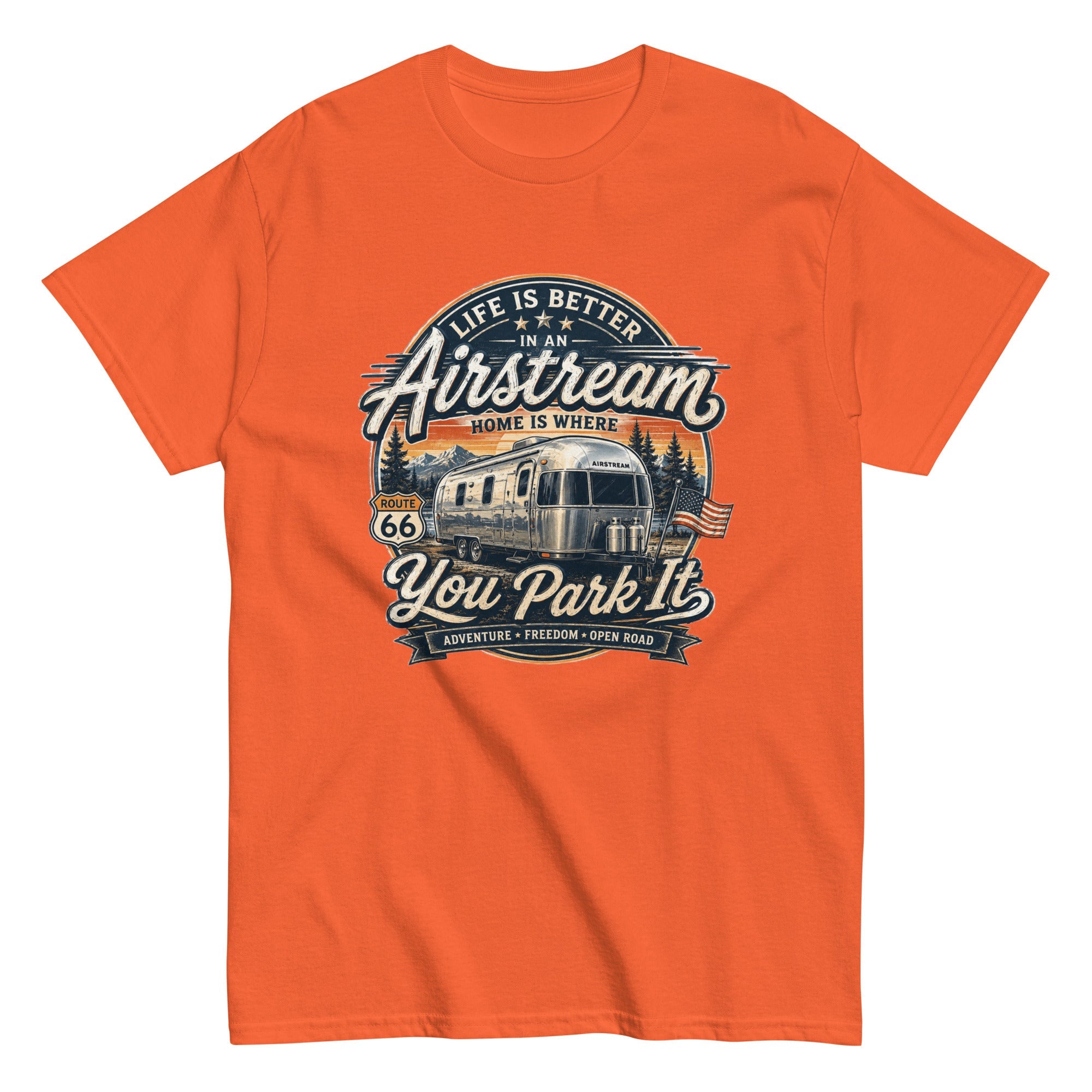 T-Shirt Vintage Life Is Better In An Airstream – Route 66 - Tshirt Vintage Factory