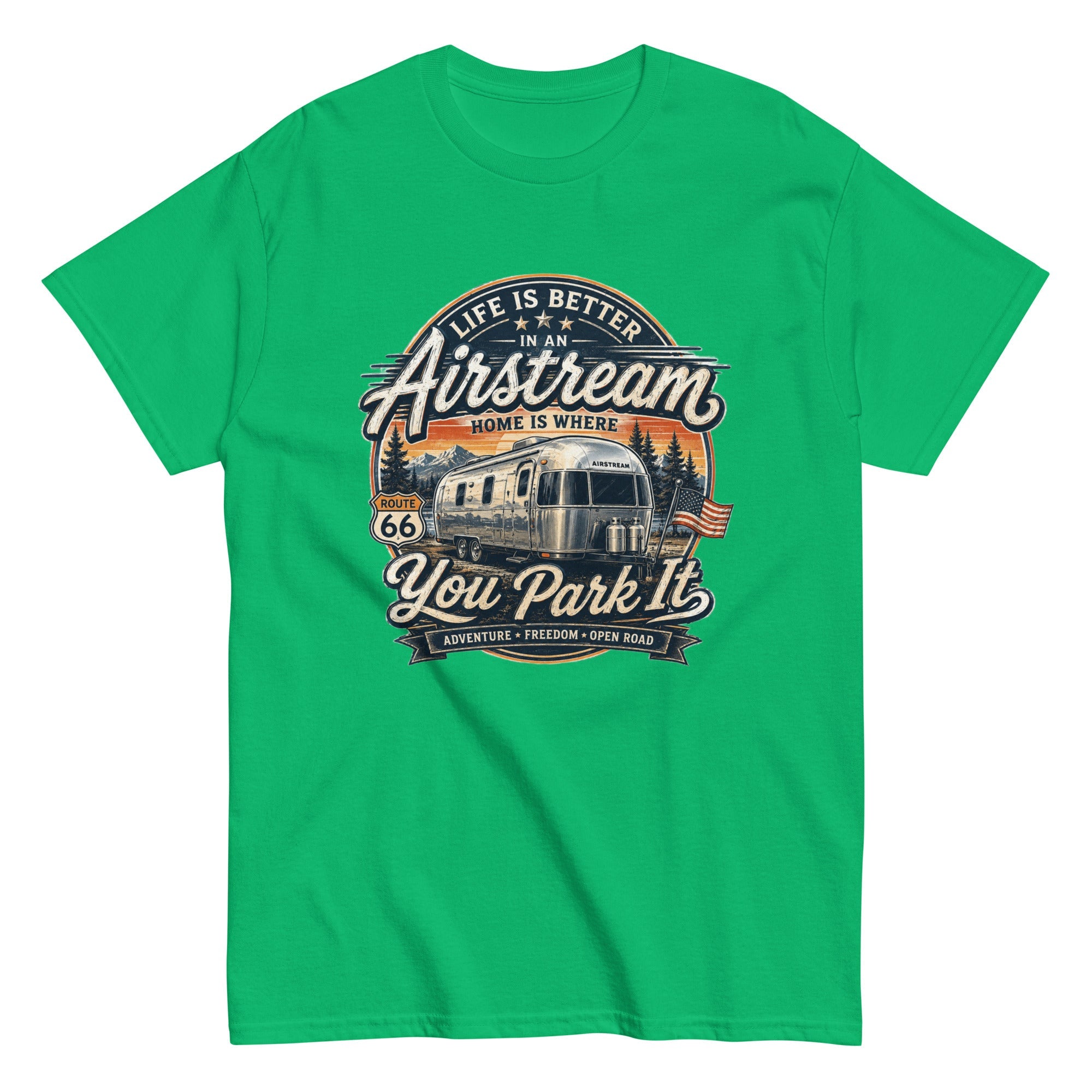 T-Shirt Vintage Life Is Better In An Airstream – Route 66 - Tshirt Vintage Factory