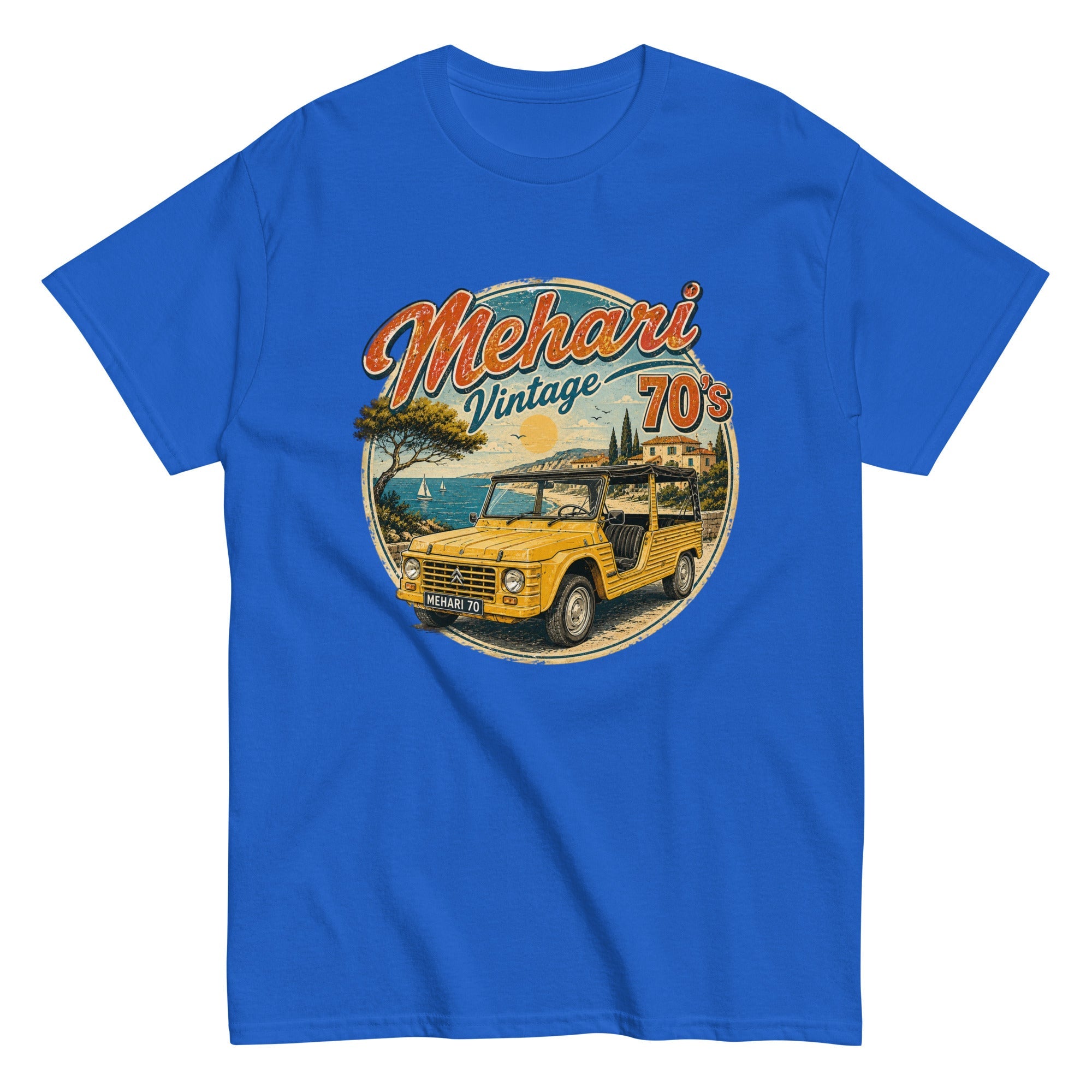 T-shirt vintage Mehari 70's - Tshirt Vintage Factory