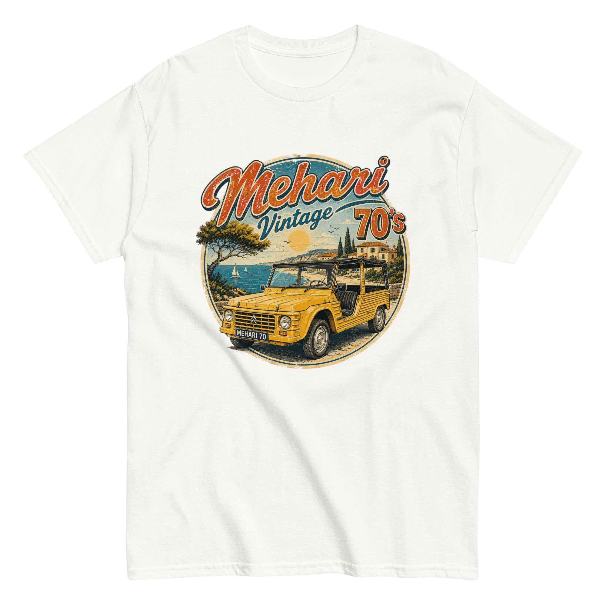 T-shirt vintage Mehari 70's - Tshirt Vintage Factory