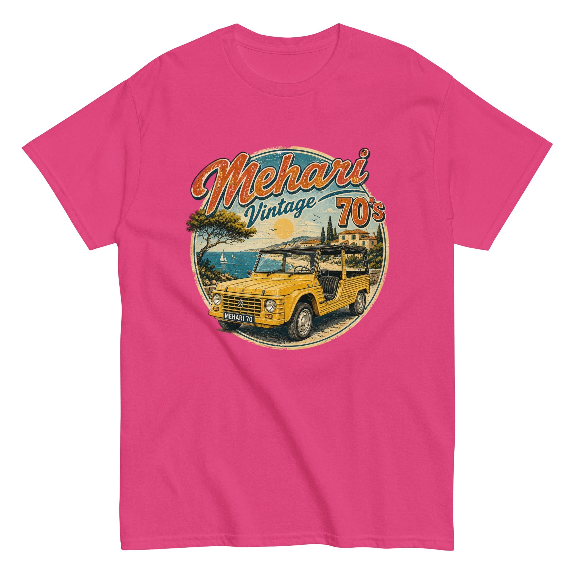 T-shirt vintage Mehari 70's - Tshirt Vintage Factory