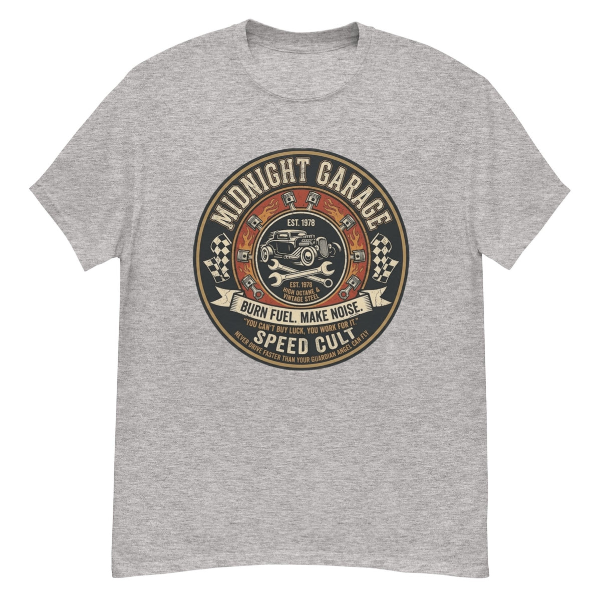 T-Shirt Vintage Midnight Garage - Tshirt Vintage Factory