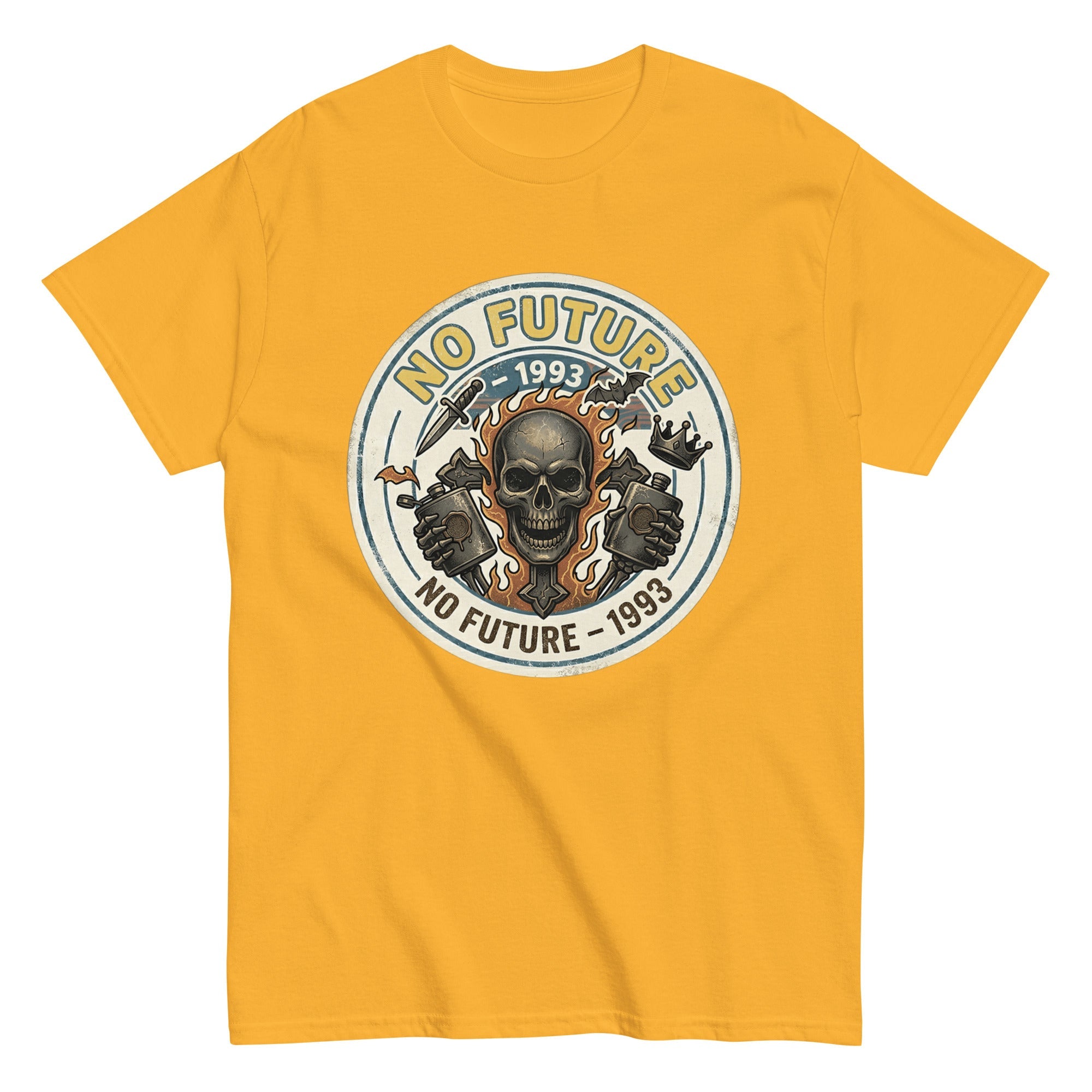 T-shirt vintage "No Future" : L'Insigne de la Révolte - Tshirt Vintage Factory