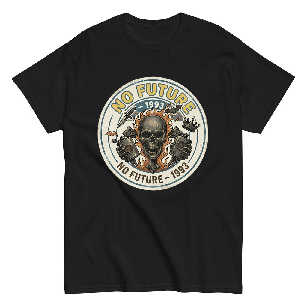 T-shirt vintage "No Future" : L'Insigne de la Révolte - Tshirt Vintage Factory