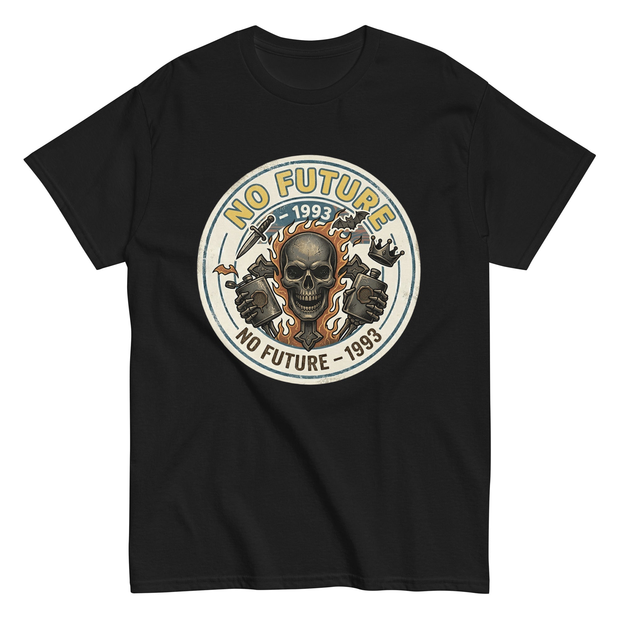 T-shirt vintage "No Future" : L'Insigne de la Révolte - Tshirt Vintage Factory
