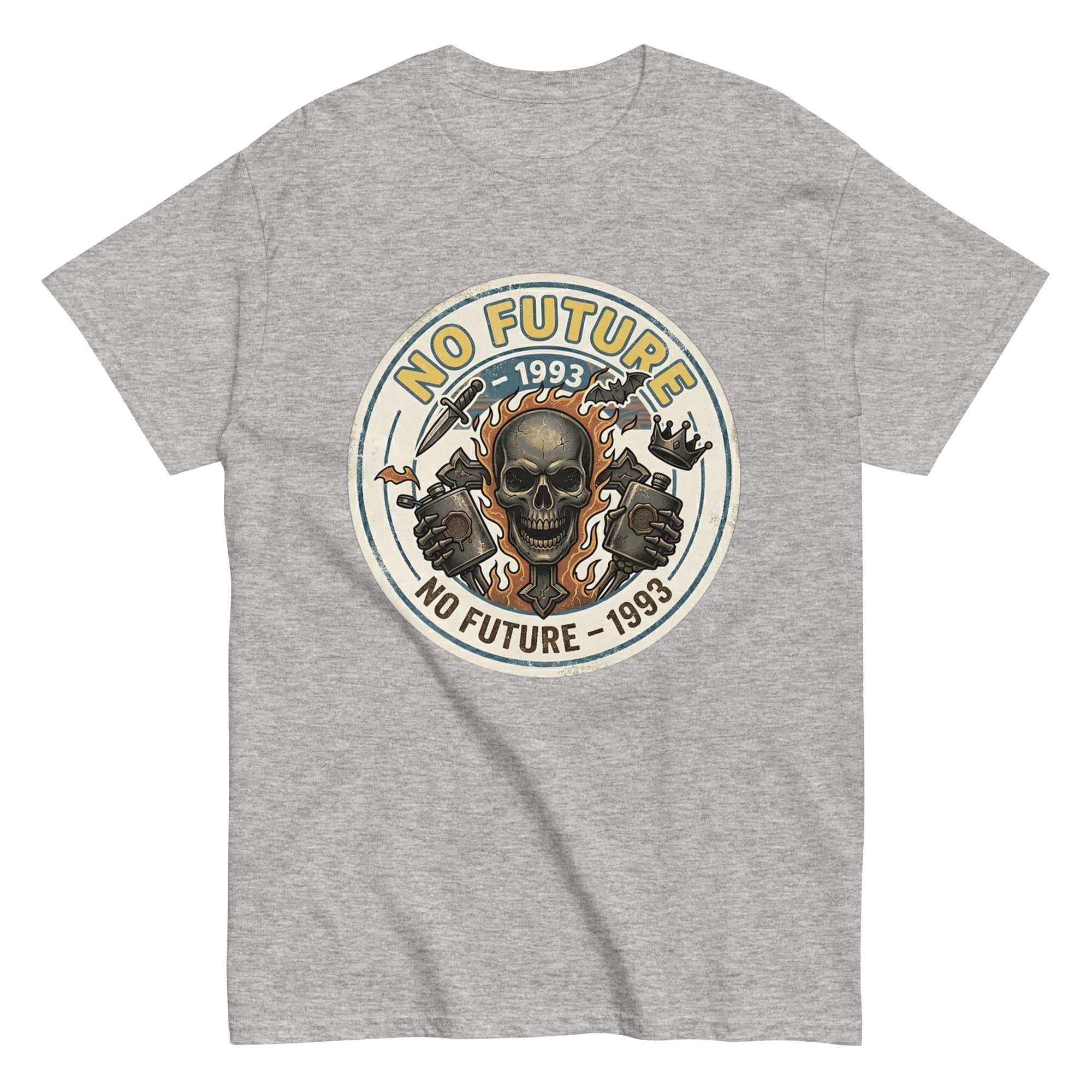 T-shirt vintage "No Future" : L'Insigne de la Révolte - Tshirt Vintage Factory