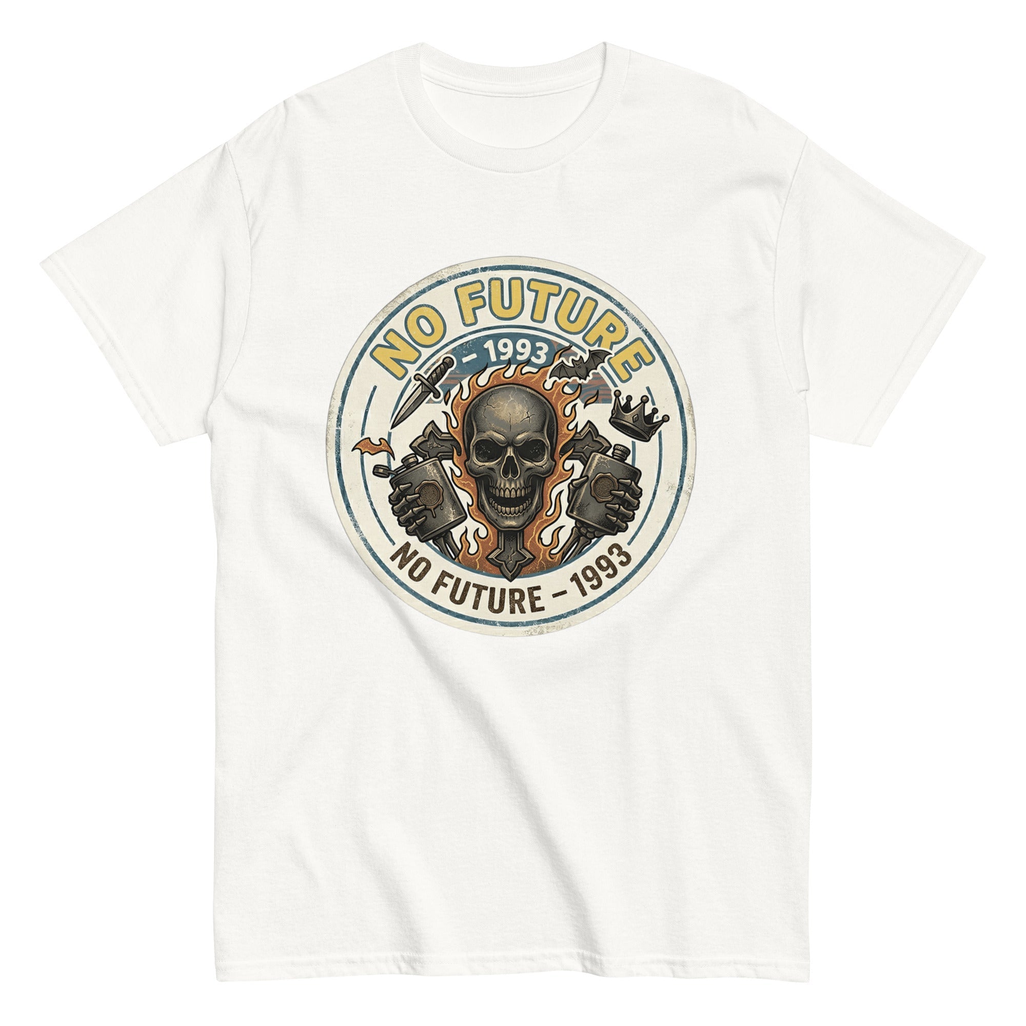 T-shirt vintage "No Future" : L'Insigne de la Révolte - Tshirt Vintage Factory