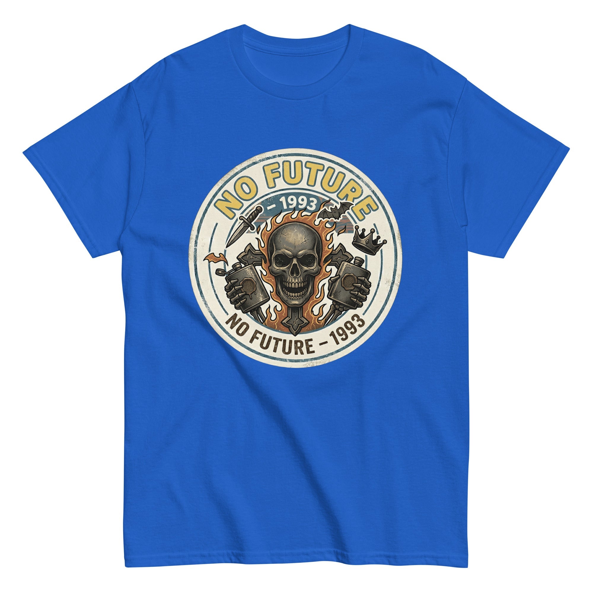 T-shirt vintage "No Future" : L'Insigne de la Révolte - Tshirt Vintage Factory