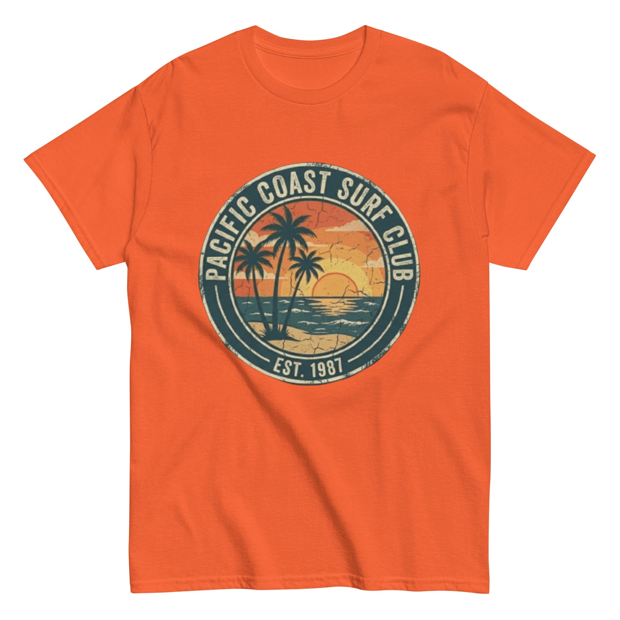 T-shirt vintage Pacific Coast Surf Club – L'Esprit de 1987 - Tshirt Vintage Factory