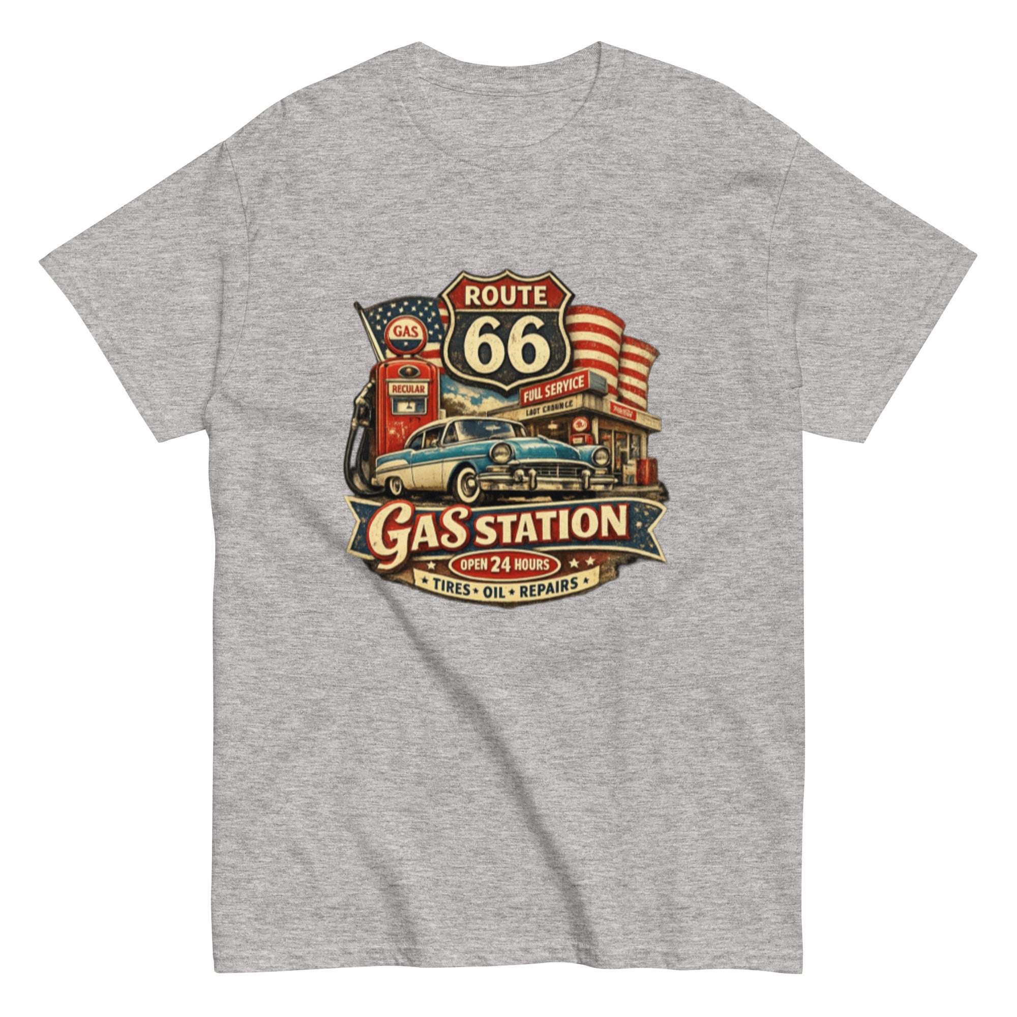 T-shirt vintage Route 66 - Tshirt Vintage Factory