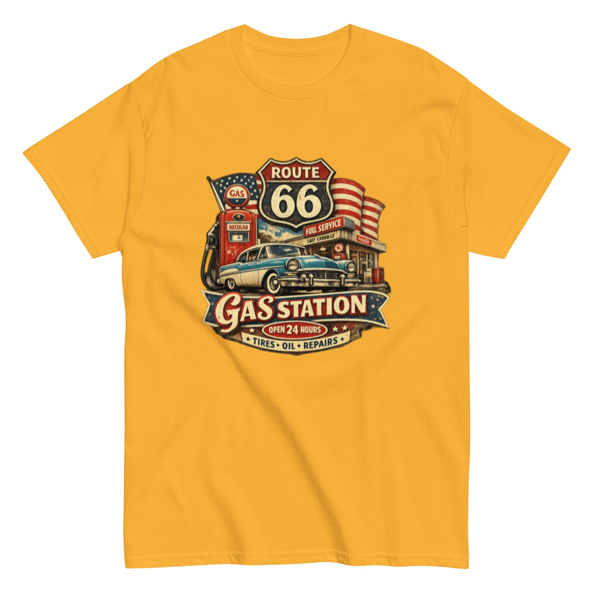 T-shirt vintage Route 66 - Tshirt Vintage Factory